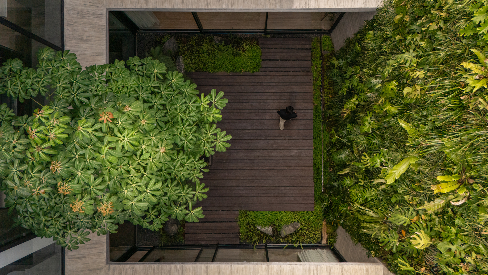 فضای خصوصی در طبقات بالا