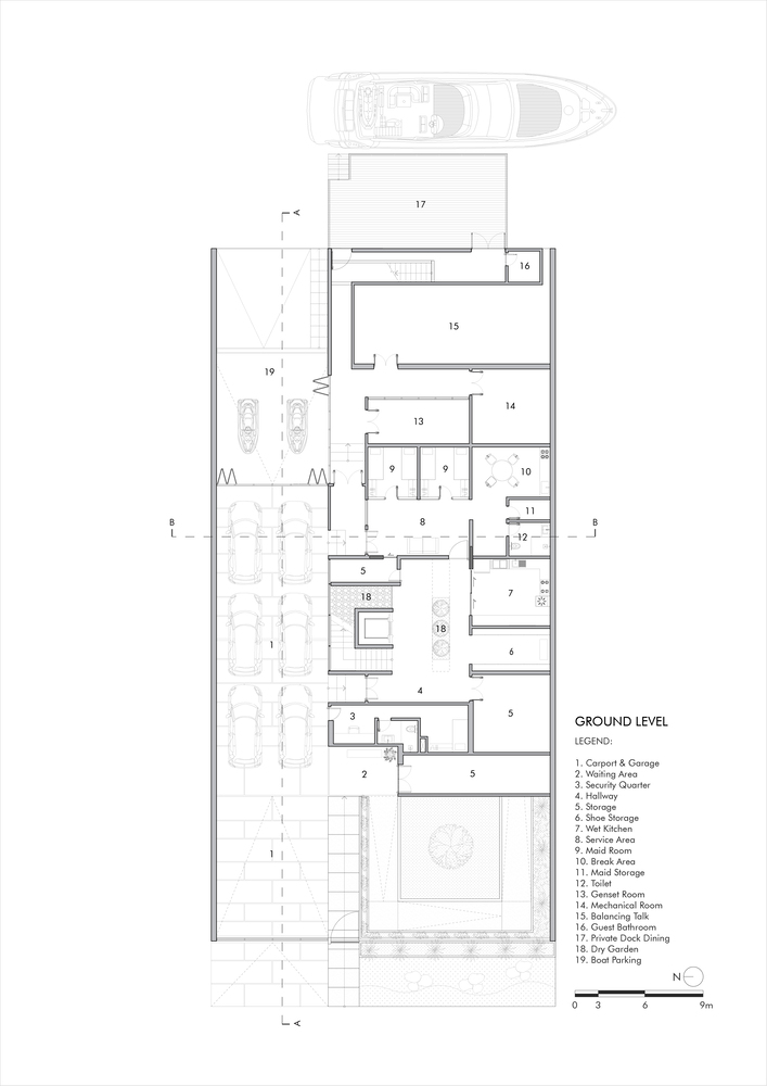 27. پلان طبقه اول شامل اتاق خوابها
