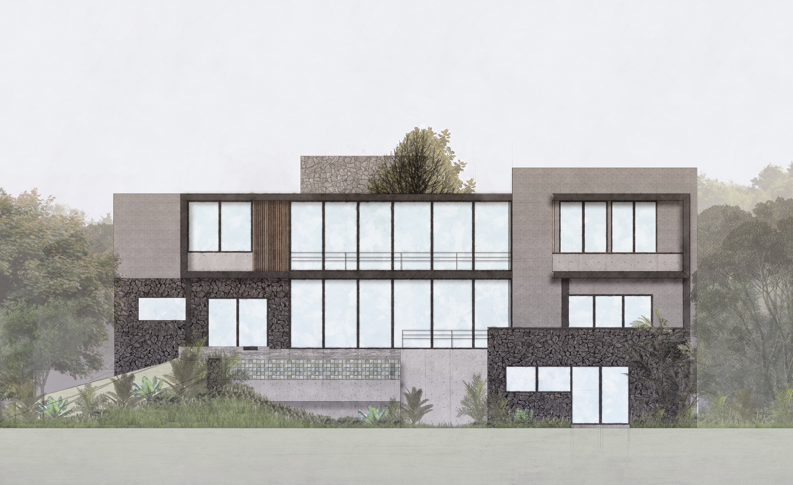 طراحی ویلای مدرن