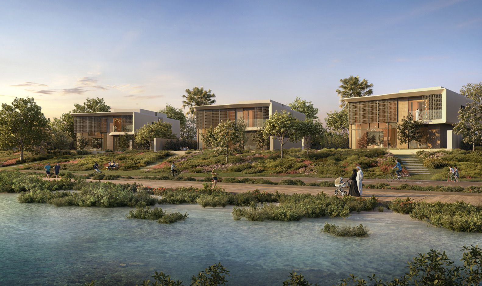 ۲. تصویر معماری پایدار در پروژه فاهید