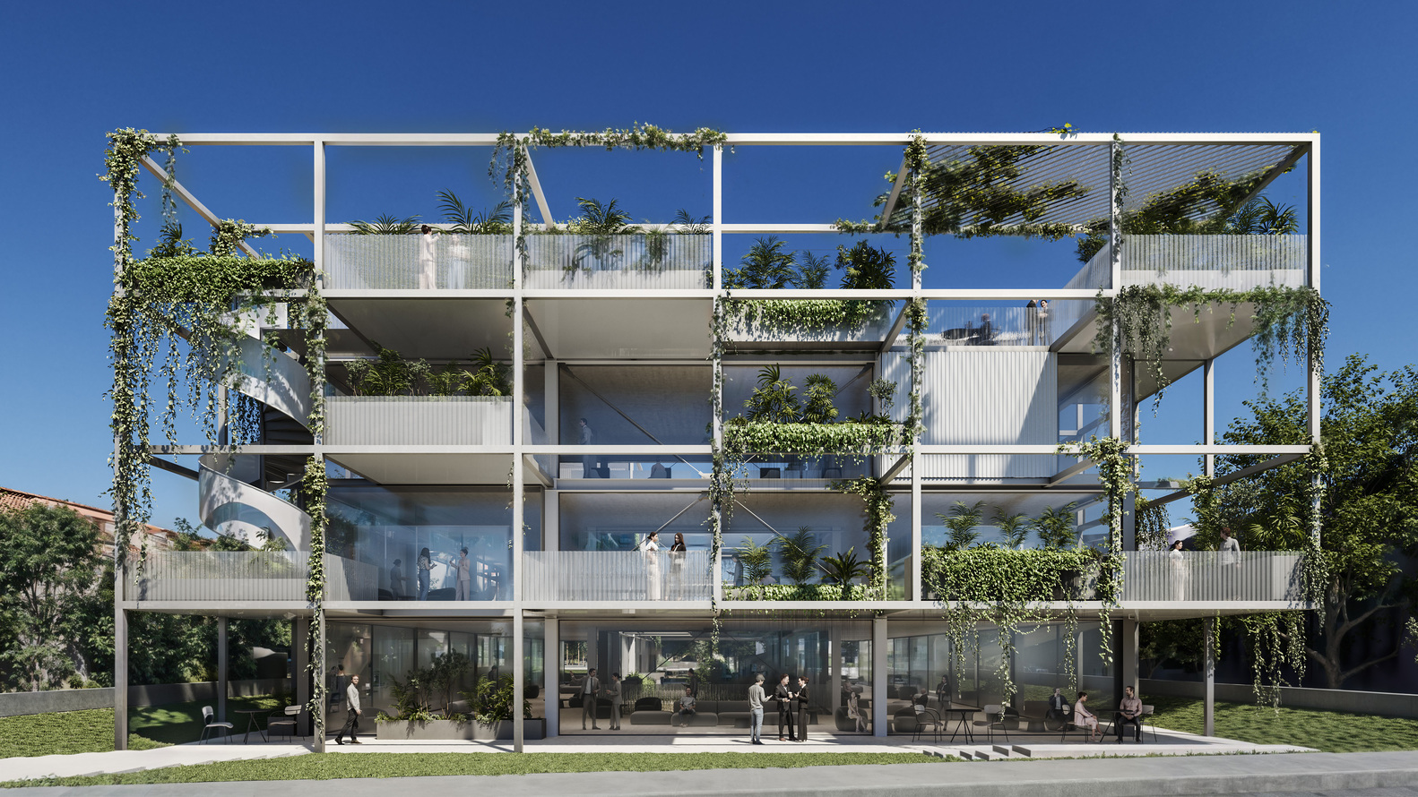 نمای مجتمع Yeouido Daegyo در سئول