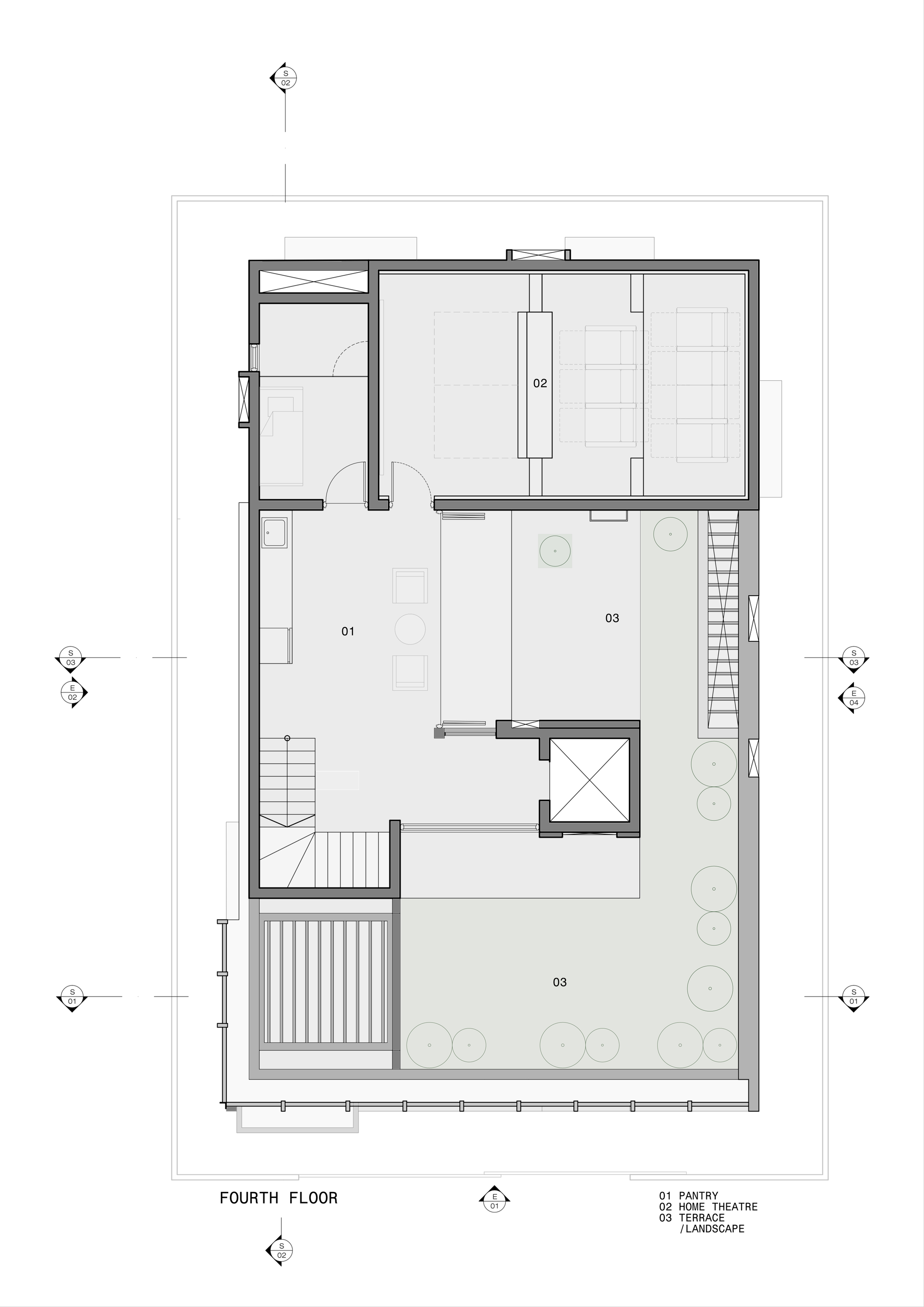پلان معماری مدرن