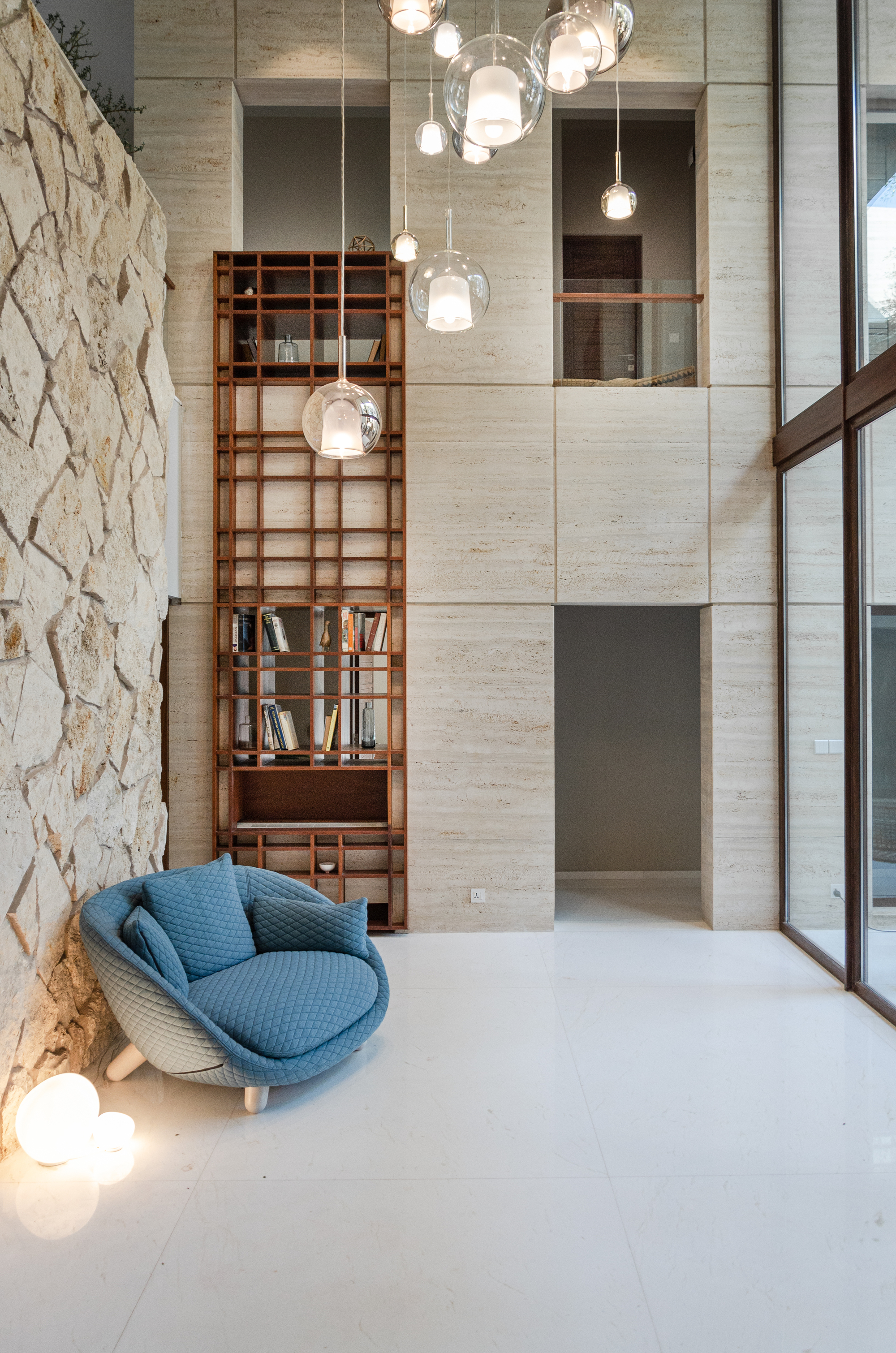 پوشش تراورتین بافتدار نما