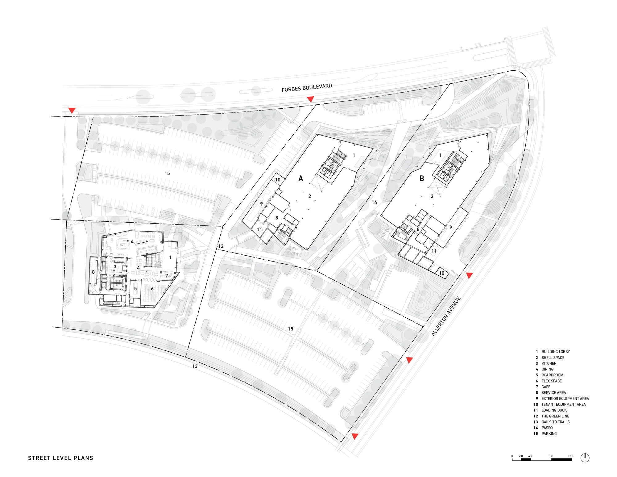 فضای استراحت با چشمانداز سبز
