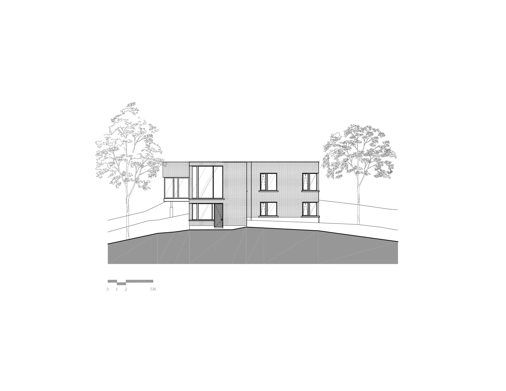 حریم حیاط بهعنوان تمرکز بصری