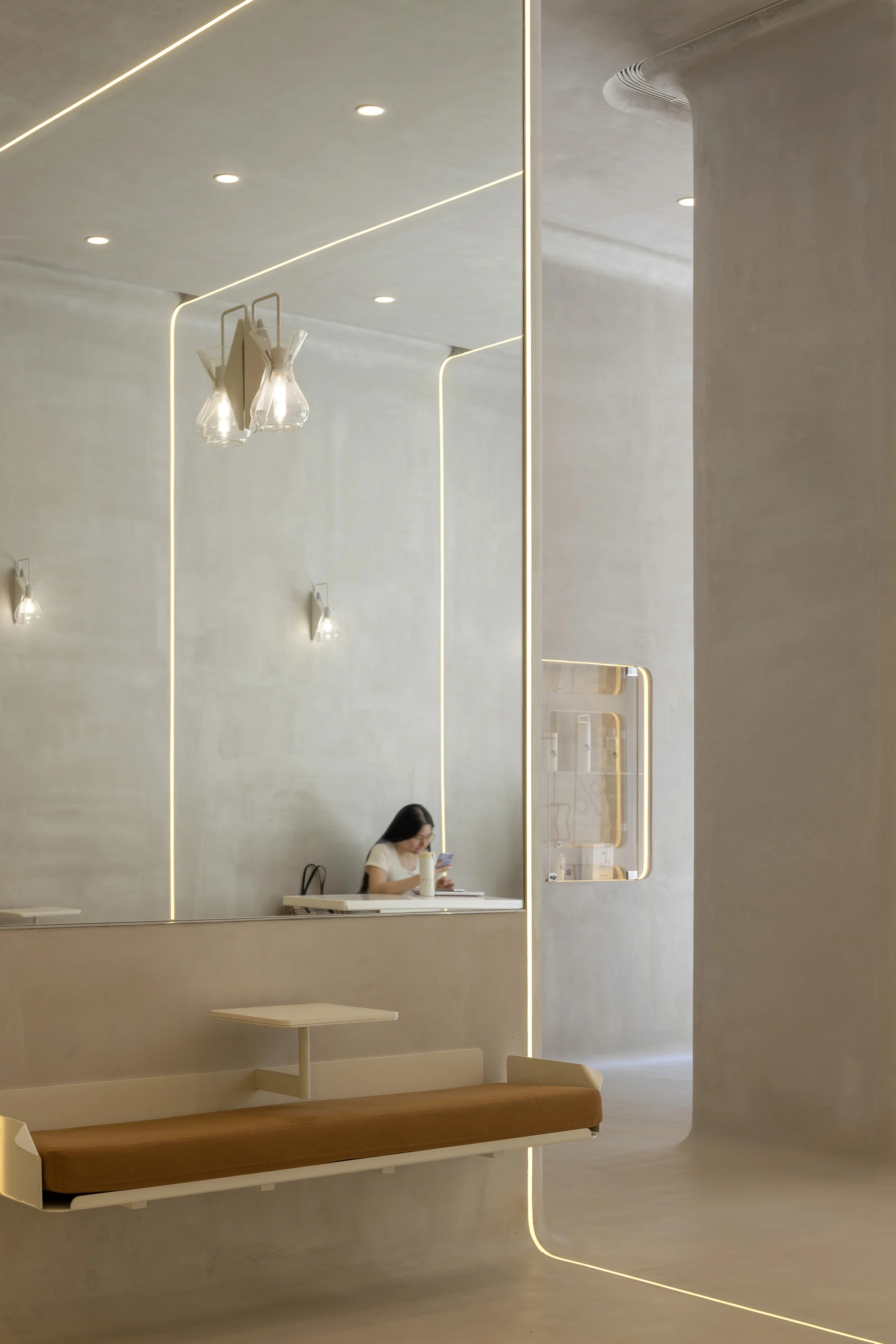 مسیر بصری به طرف پیشخان