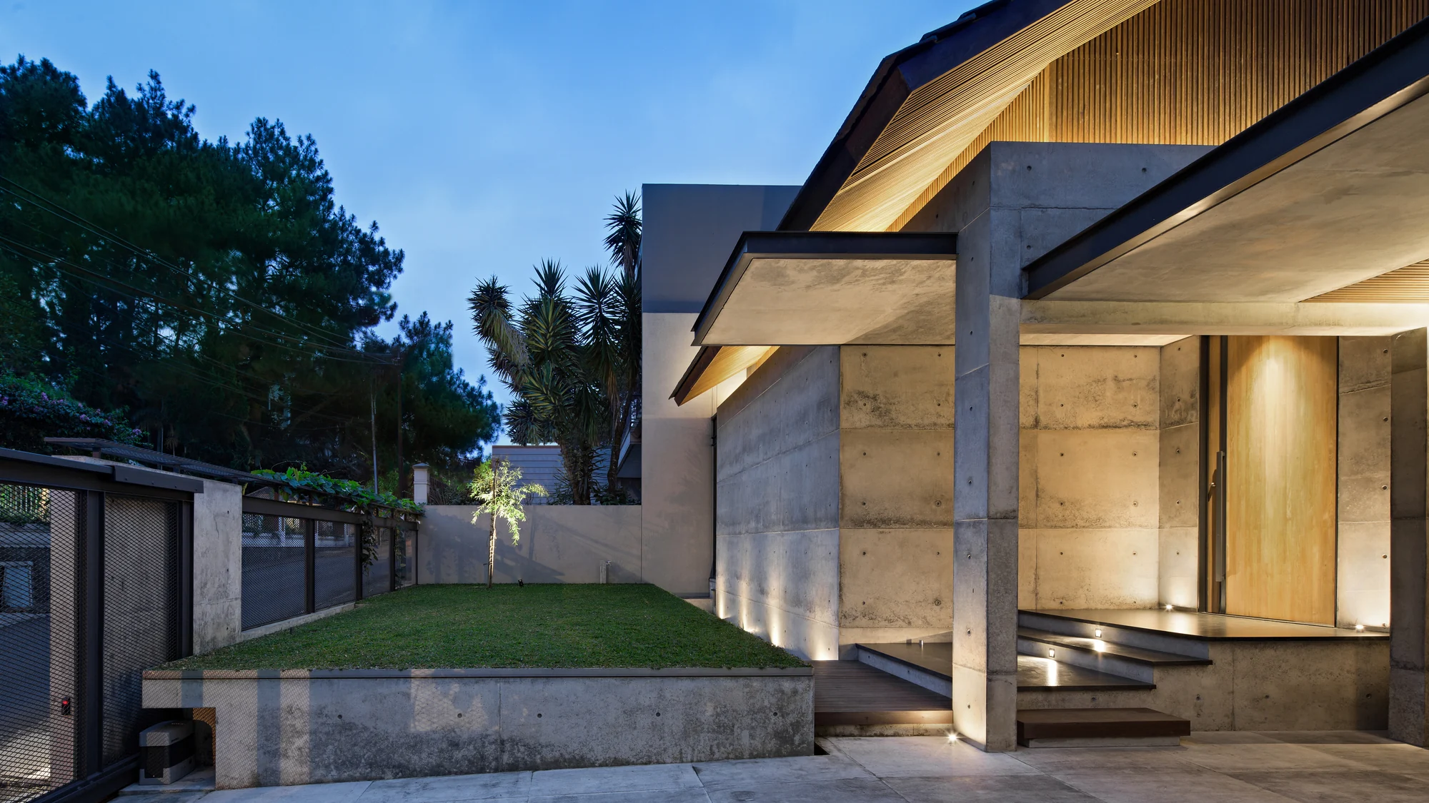 سطح تراس نزدیک چشمانداز