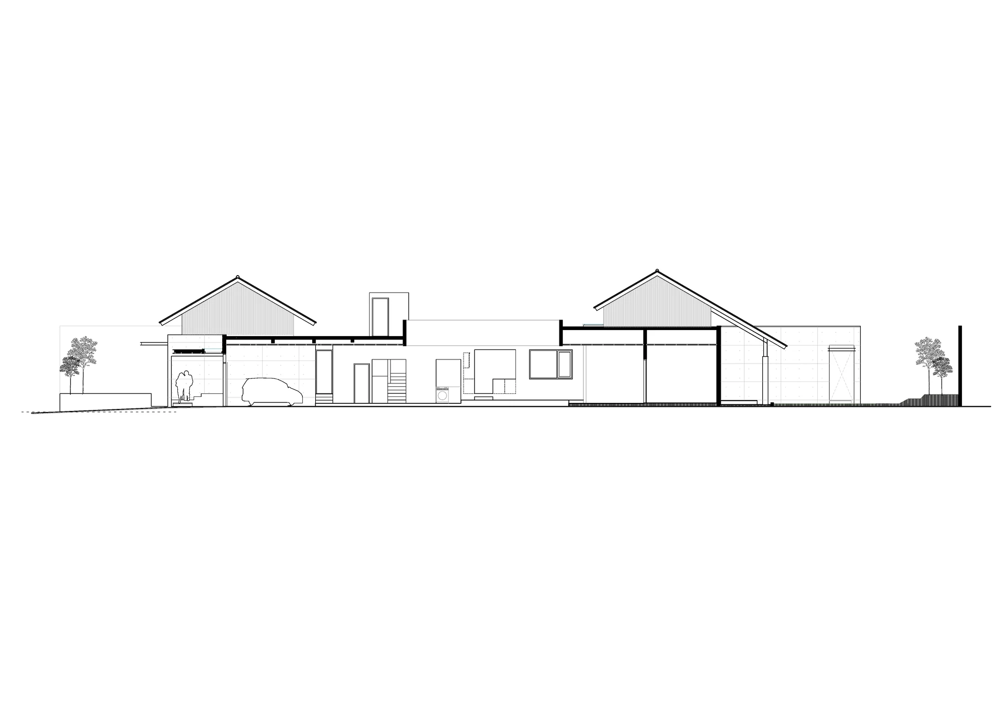 خانهای مدرن در میان طبیعت