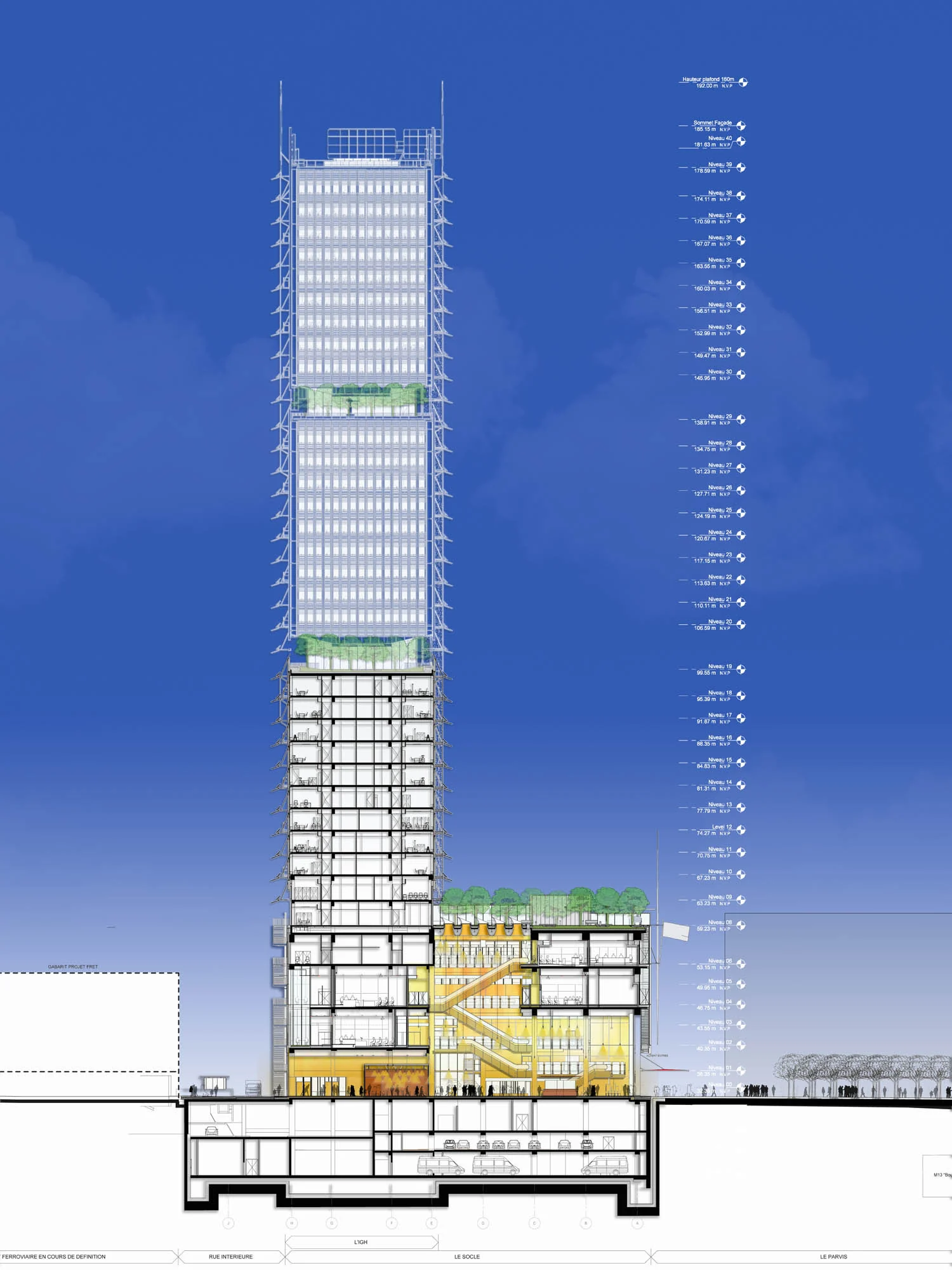 تقاطع بین شهر و ساختمان عمومی