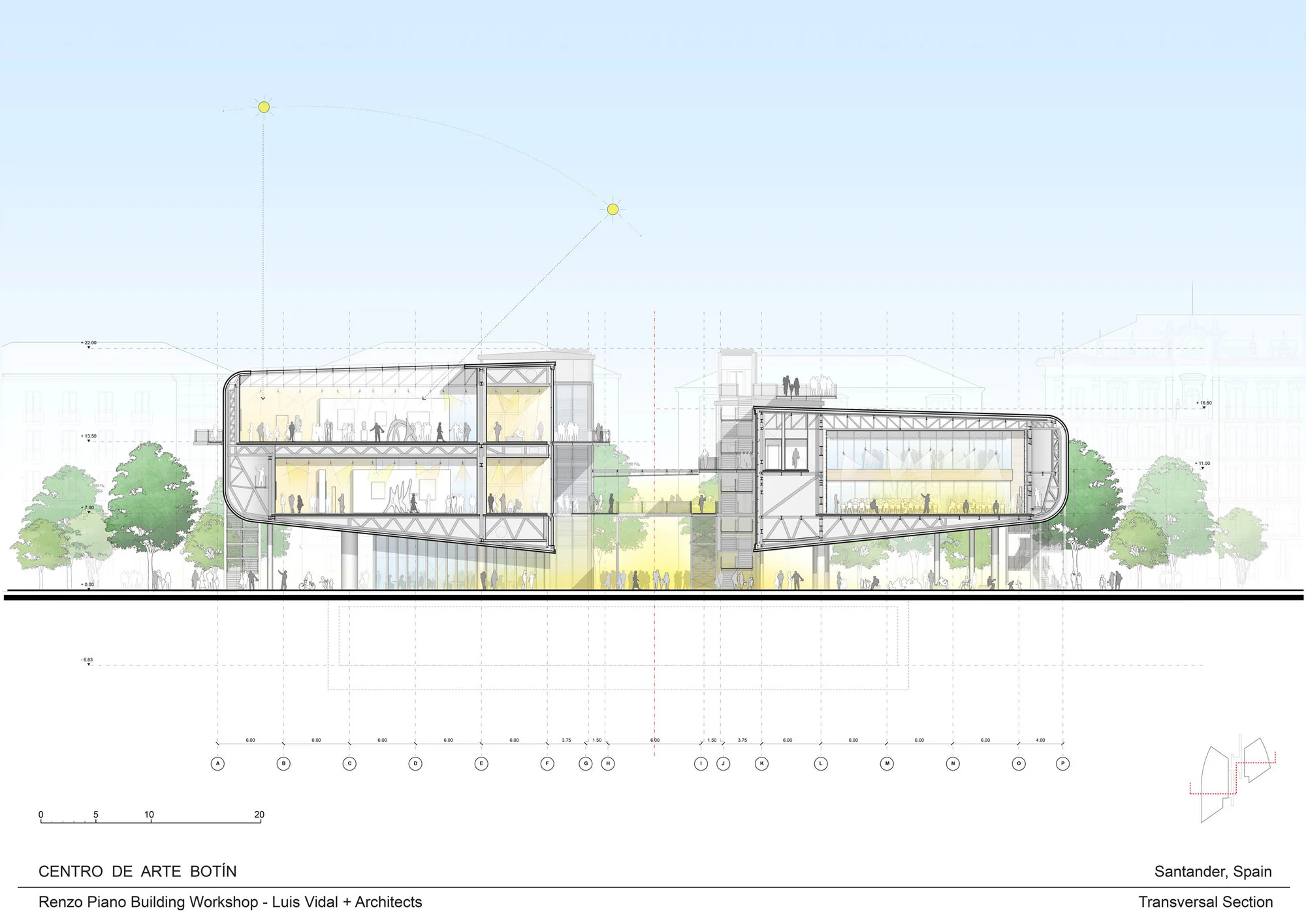 نورگیر مرکزی حجم غربی