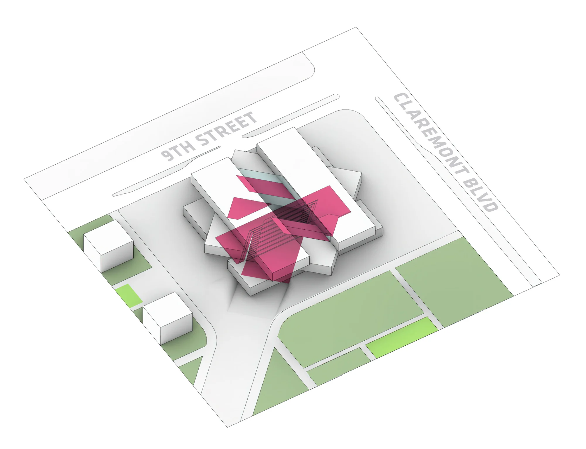 فضای مطالعه باز در مرکز علوم رابرت دی، با قفسه‌های کتاب و نور طبیعی.