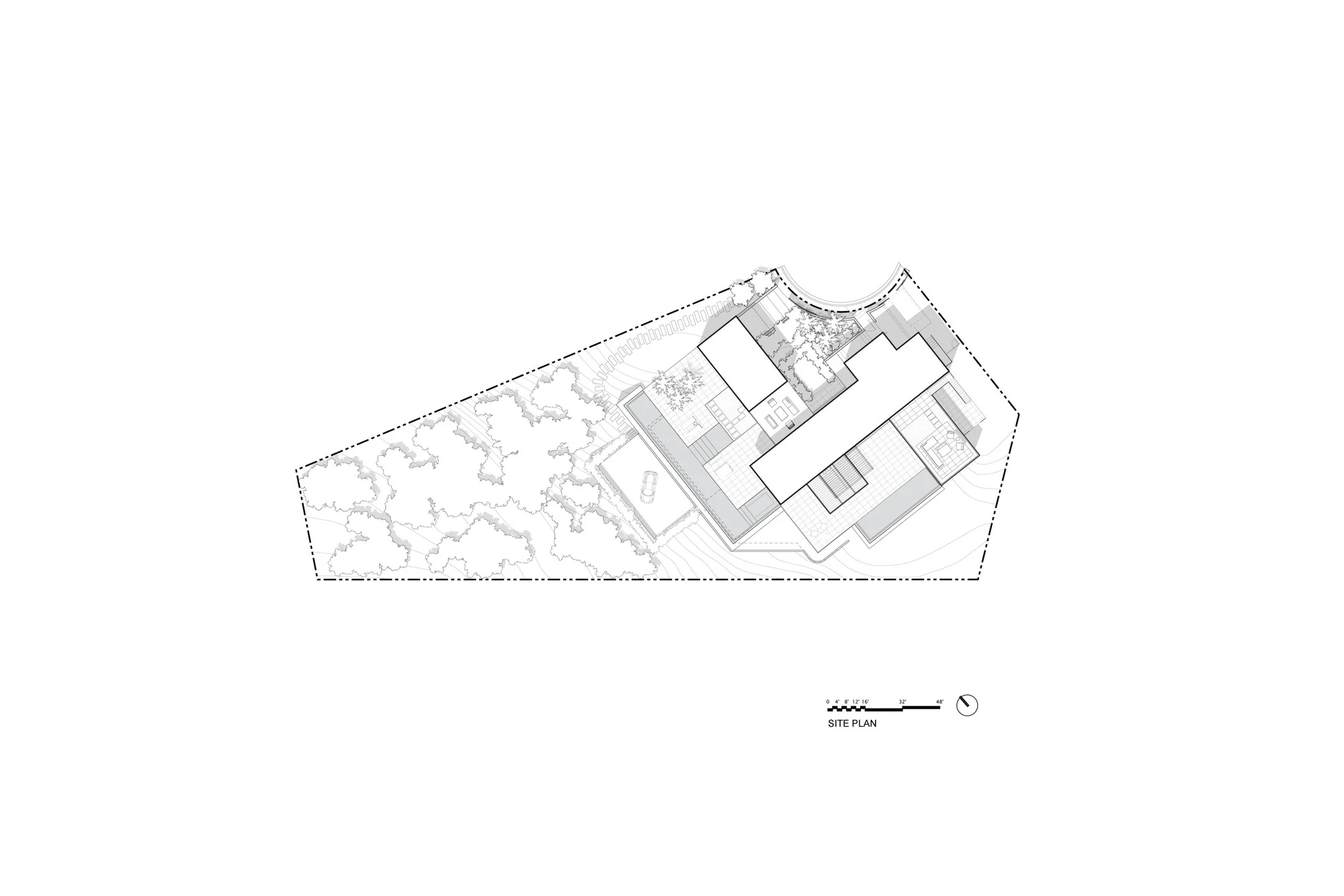 دکوراسیون داخلی ویلای Collywood با مبلمان مدرن و فضای باز
