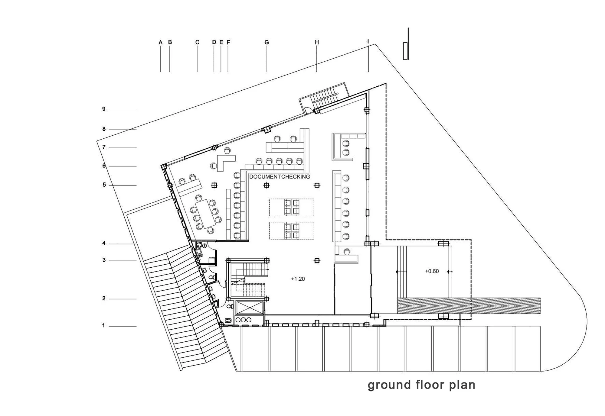 نمای خارجی ساختمان نظام مهندسی قزوین با متریال‌های پایدار و مدرن