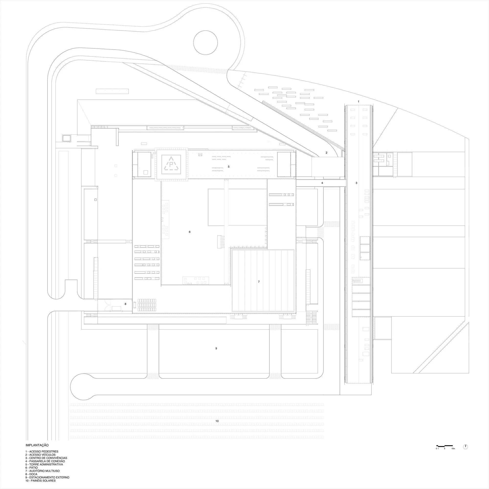 نمای بیرونی مجتمع فکومرسیو با معماری پایدار و طراحی استودیو 41