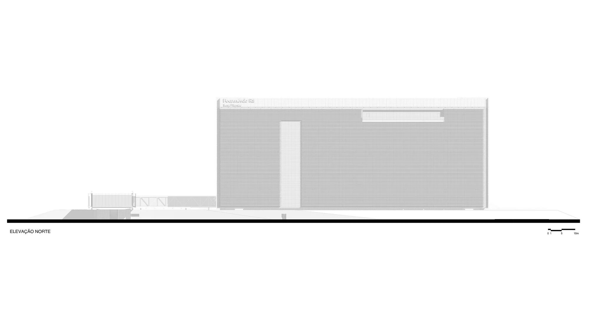 نمای خارجی مجتمع فکومرسیو با طراحی استودیو 41 و متریالهای مدرن