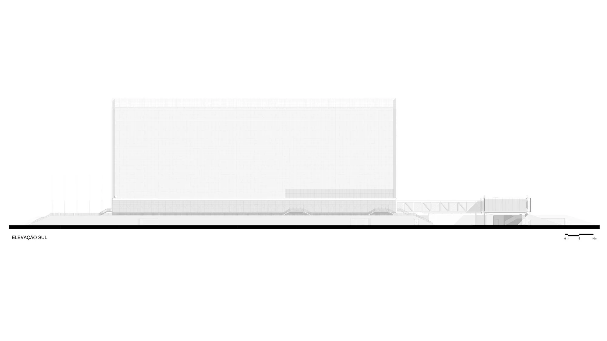 طراحی معماری مجتمع فکومرسیو با نمای شفاف و سازههای پیشرفته