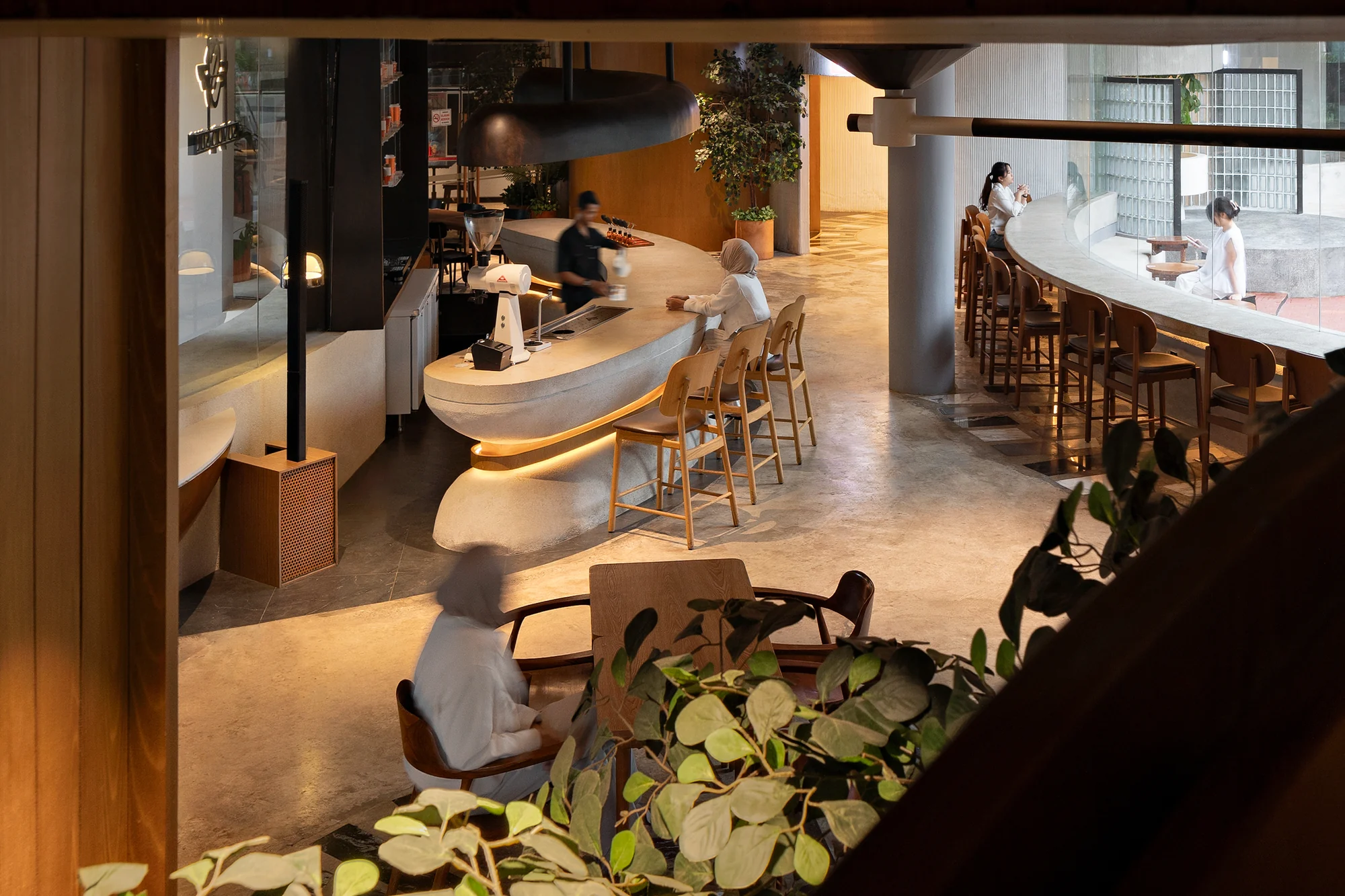 پلان معماری رستوران SS Garden با فضاهای باز و کاربردی