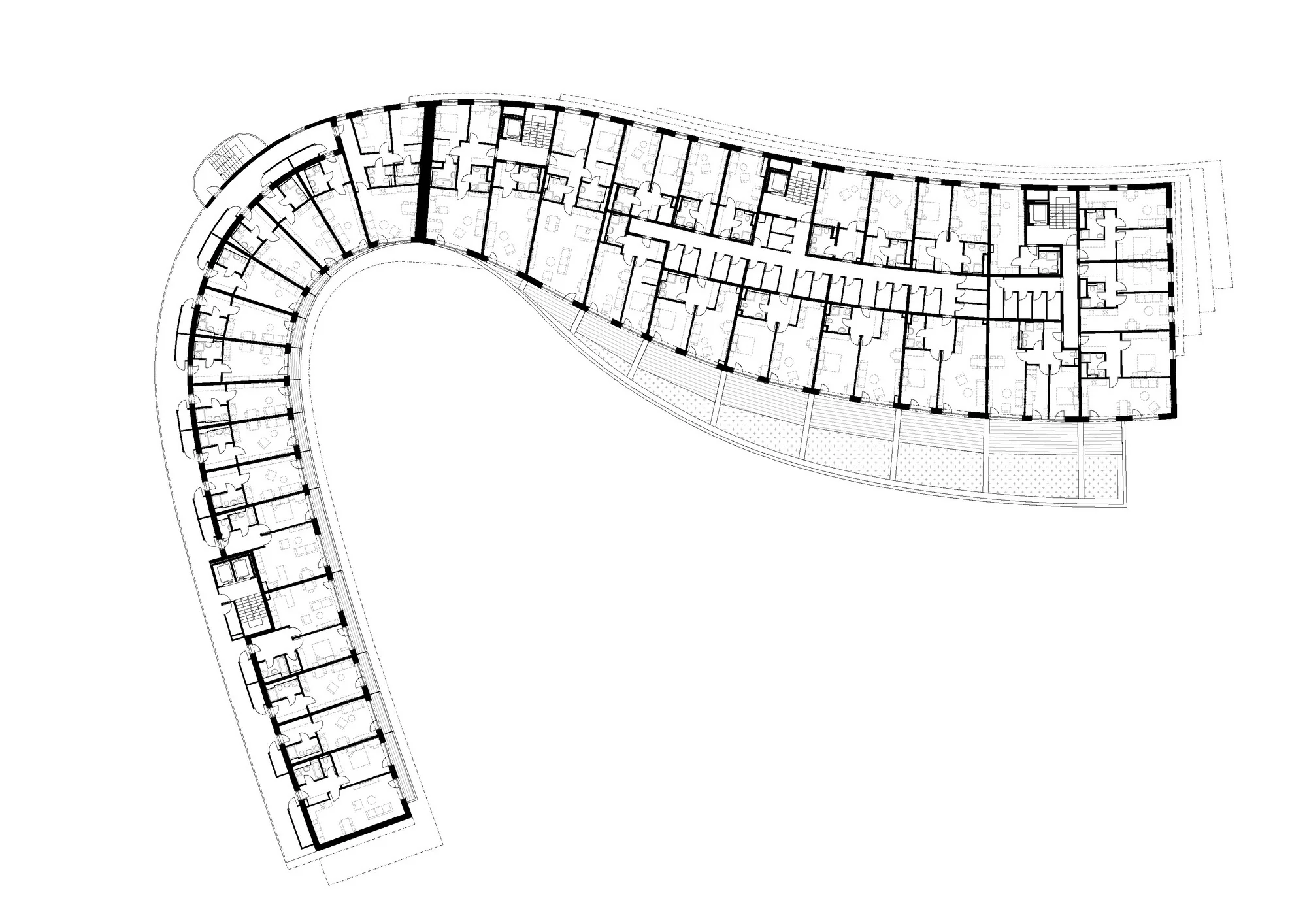 نمای شیشهای مجتمع دیوریت با معماری معاصر و پایدار