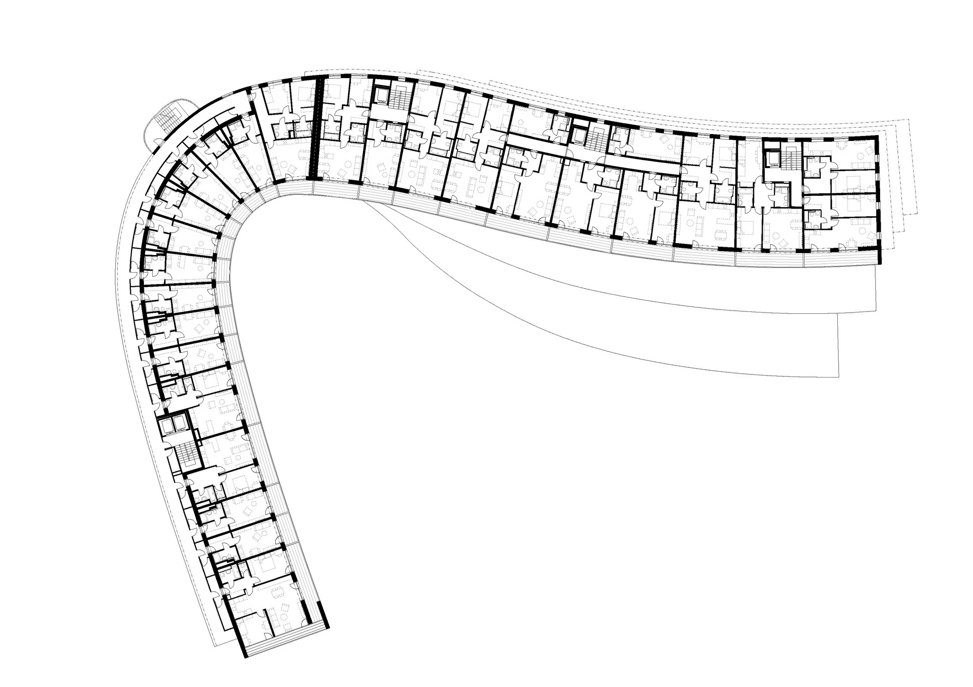 طراحی معماری مجتمع دیوریت با نمای شفاف و سازههای مدرن