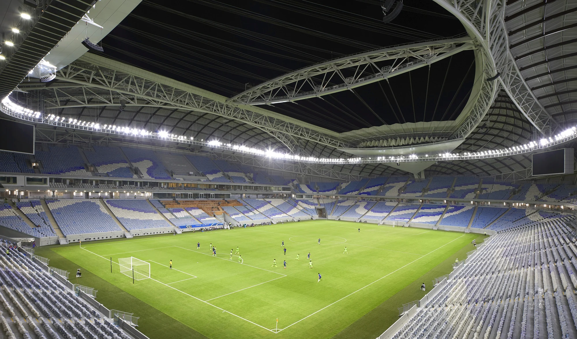 طراحی پایدار استادیوم الجنوب با نمای شفاف و یکپارچگی با محیط