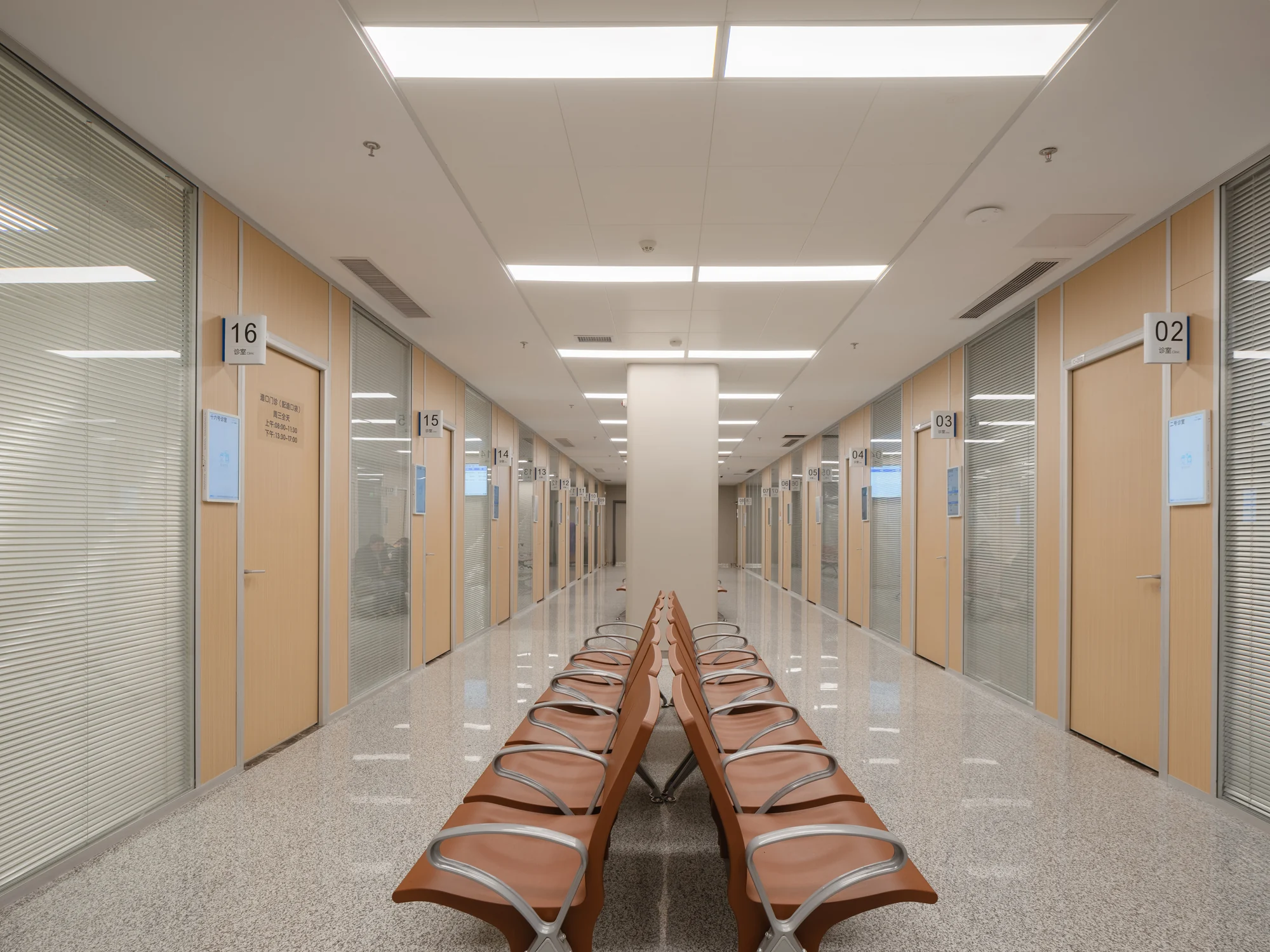 نمای خارجی بیمارستان تونگلو با طراحی UAD در هانگژو