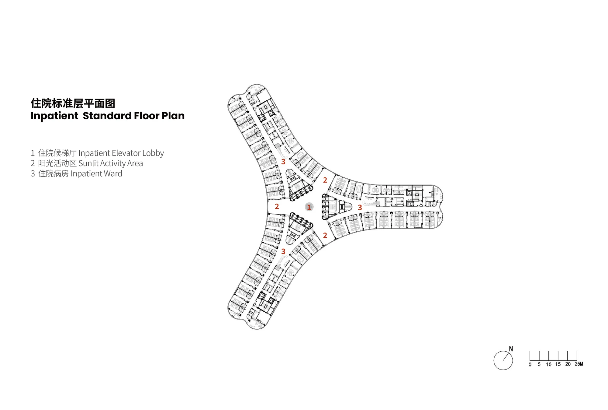 طراحی معماری بیمارستان تونگلو با نمای شفاف و سازههای مدرن