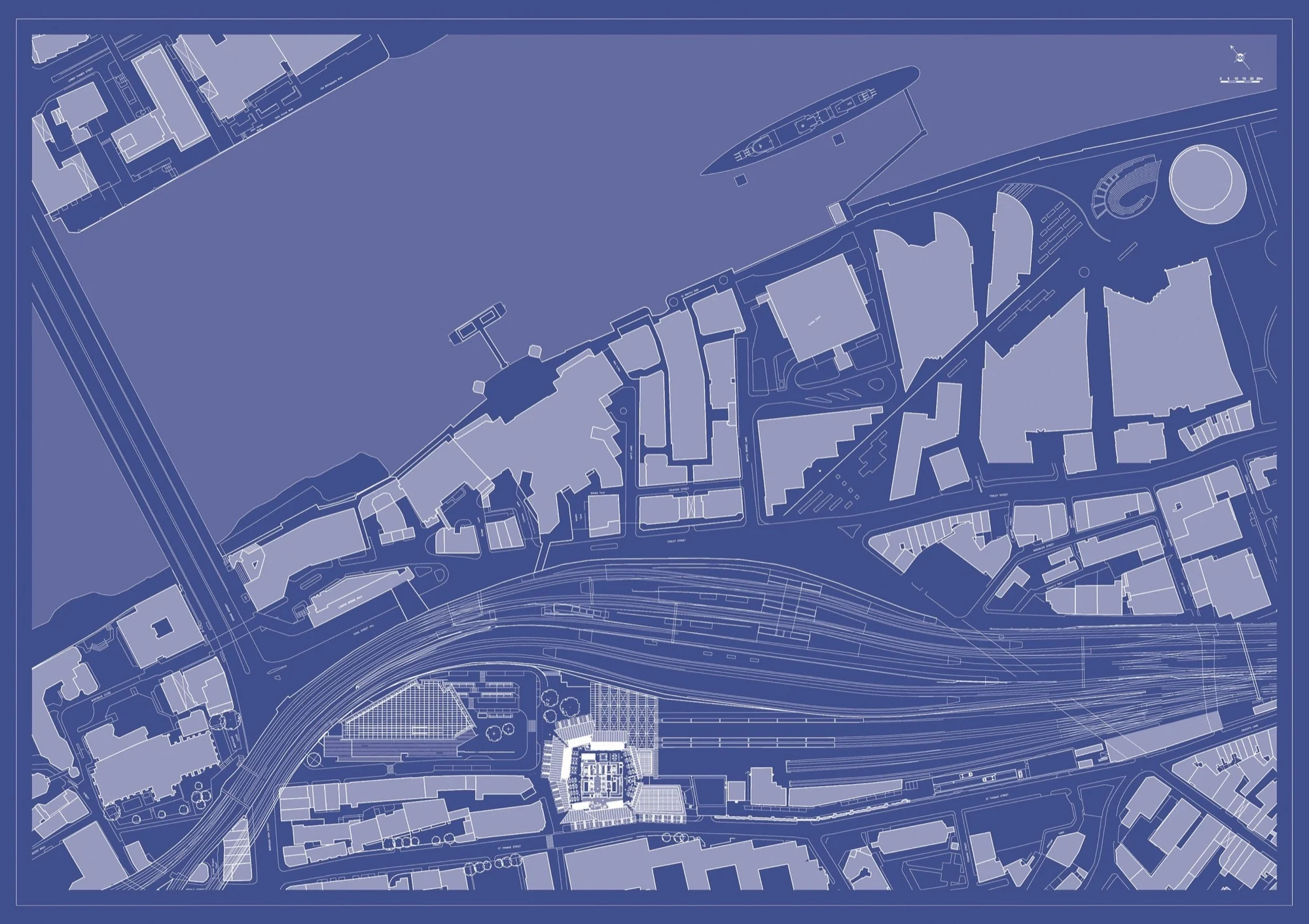 پلان معماری برج شارد با فضاهای باز و کاربردی
