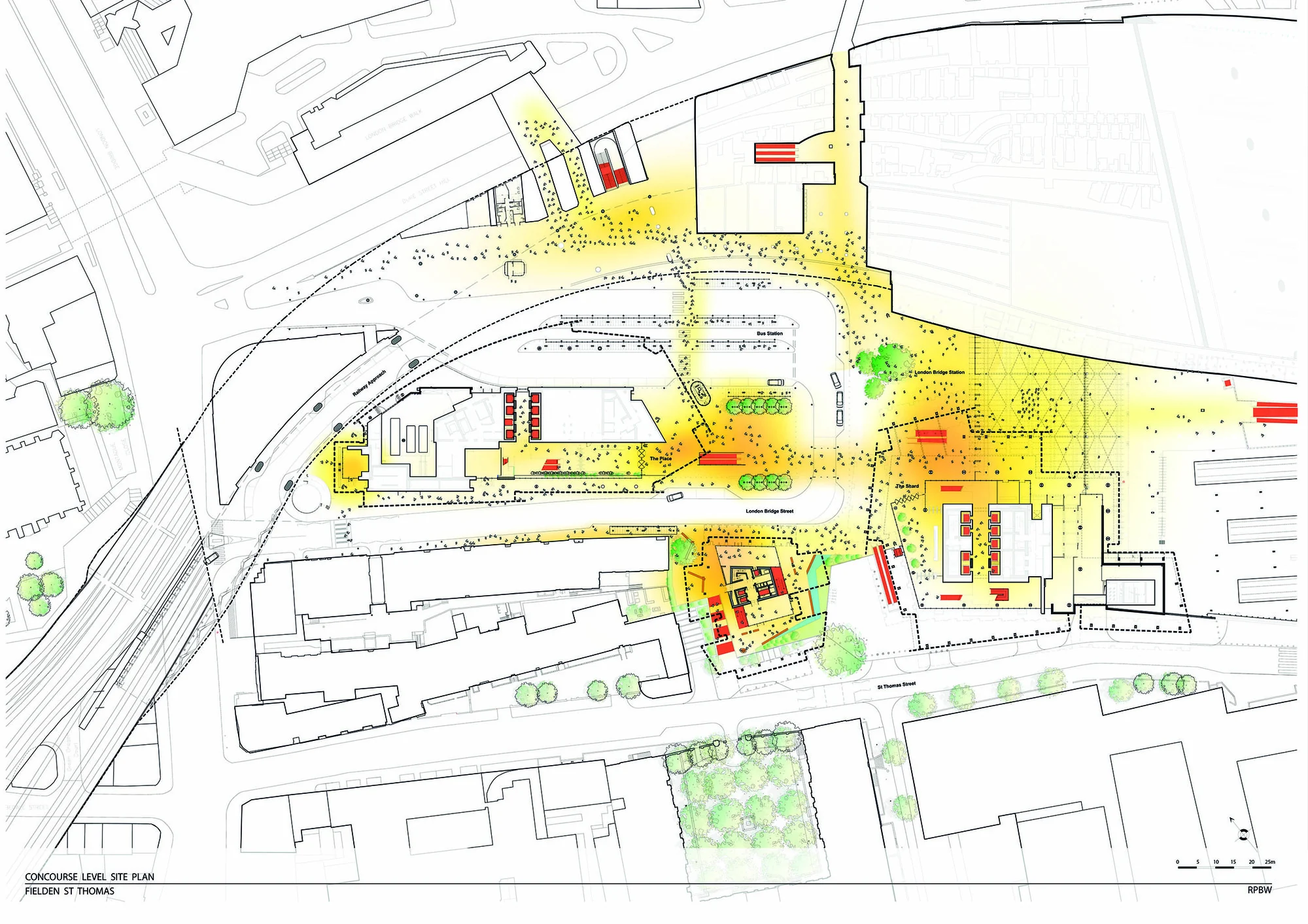 فضای داخلی برج شارد با طراحی خلاقانه و پلان باز