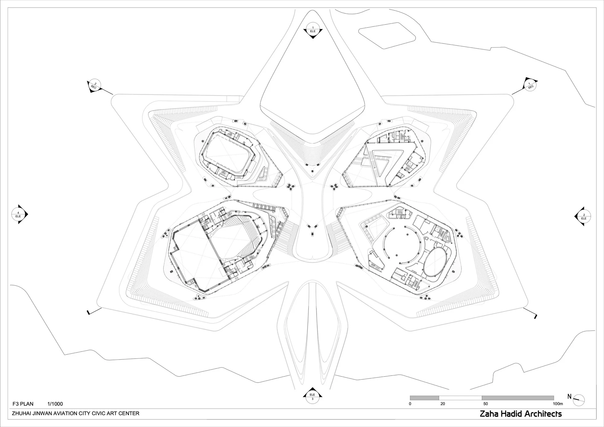 طراحی پایدار مرکز ژوهای جینوان با نمای شفاف و یکپارچگی با محیط