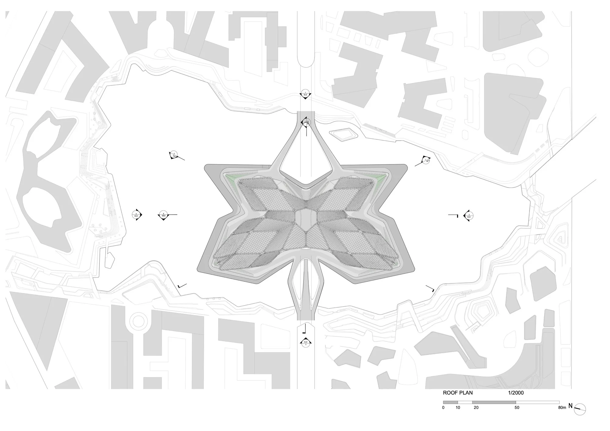 فضای فرهنگی مرکز ژوهای جینوان با طراحی خلاقانه و نور طبیعی