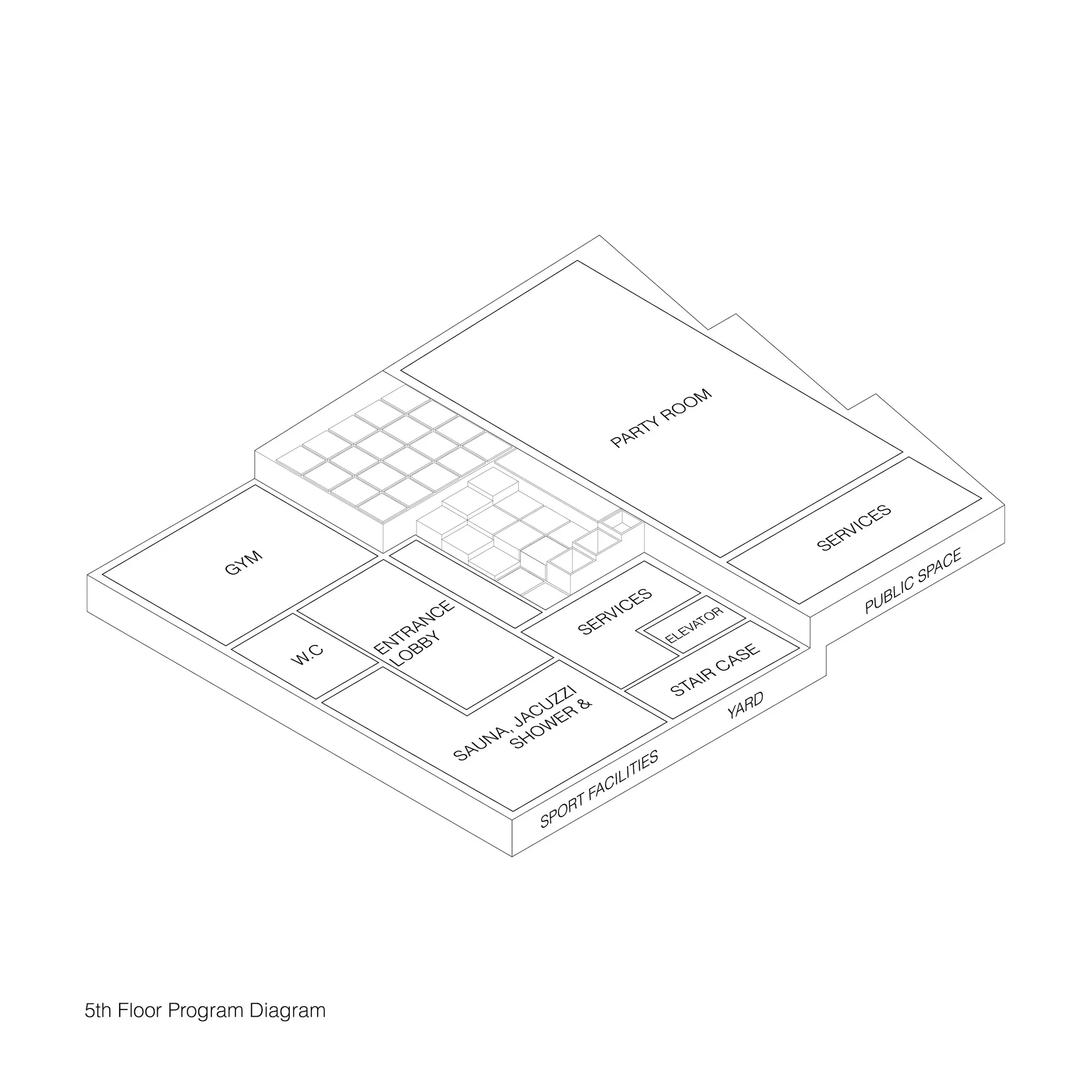 طراحی معماری ساختمان 146 با آپارتمان‌های تک‌واحدی در رشت