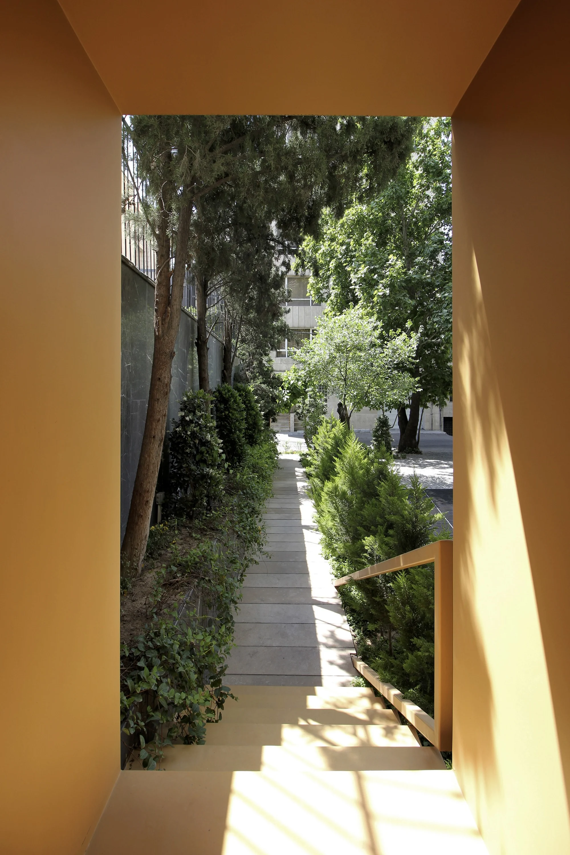 فضای نشیمن آپارتمان‌های سروستان با نور طبیعی و دکوراسیون مدرن