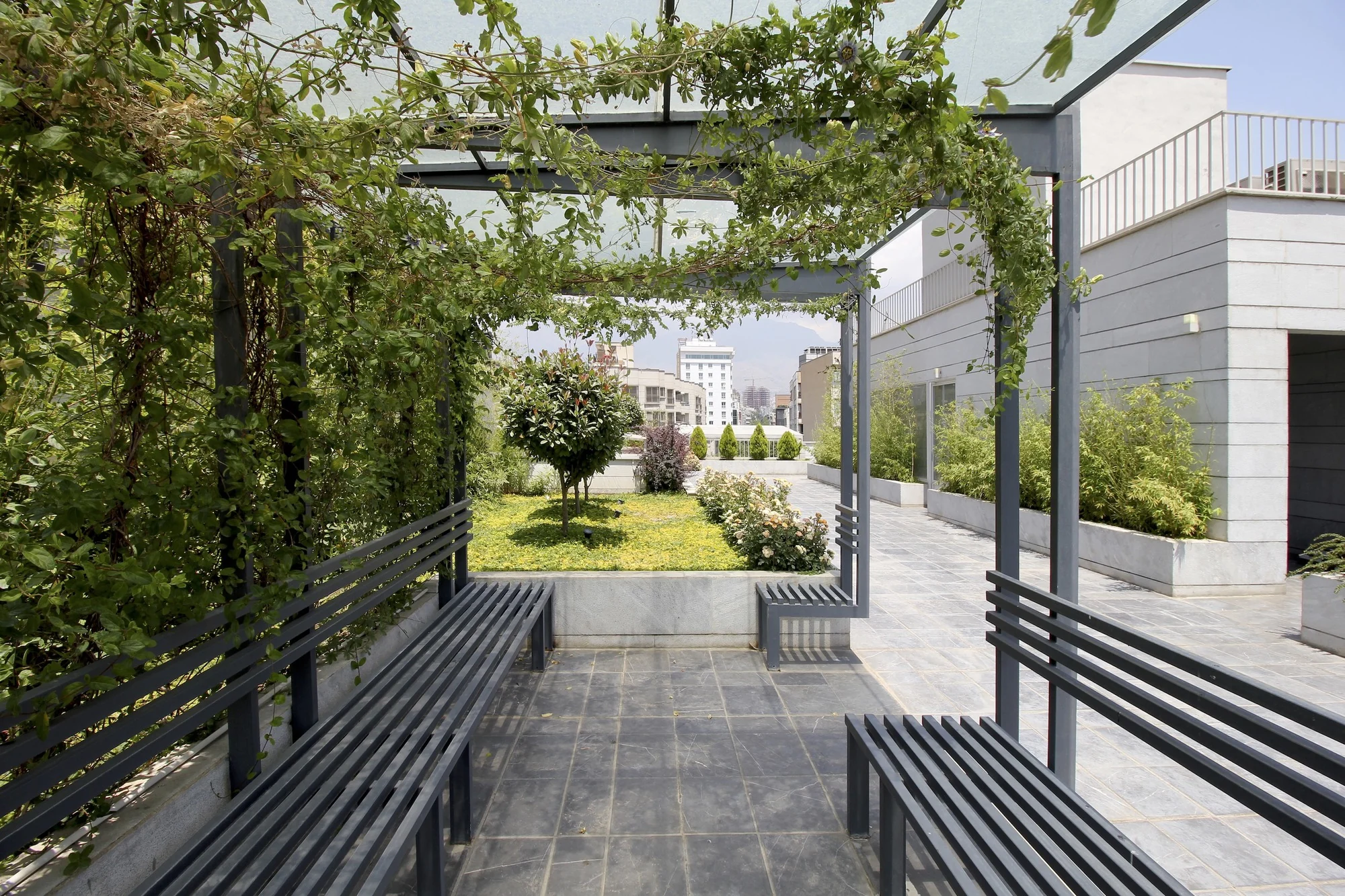 فضای داخلی آپارتمان‌های سروستان با دکوراسیون معاصر و پلان باز