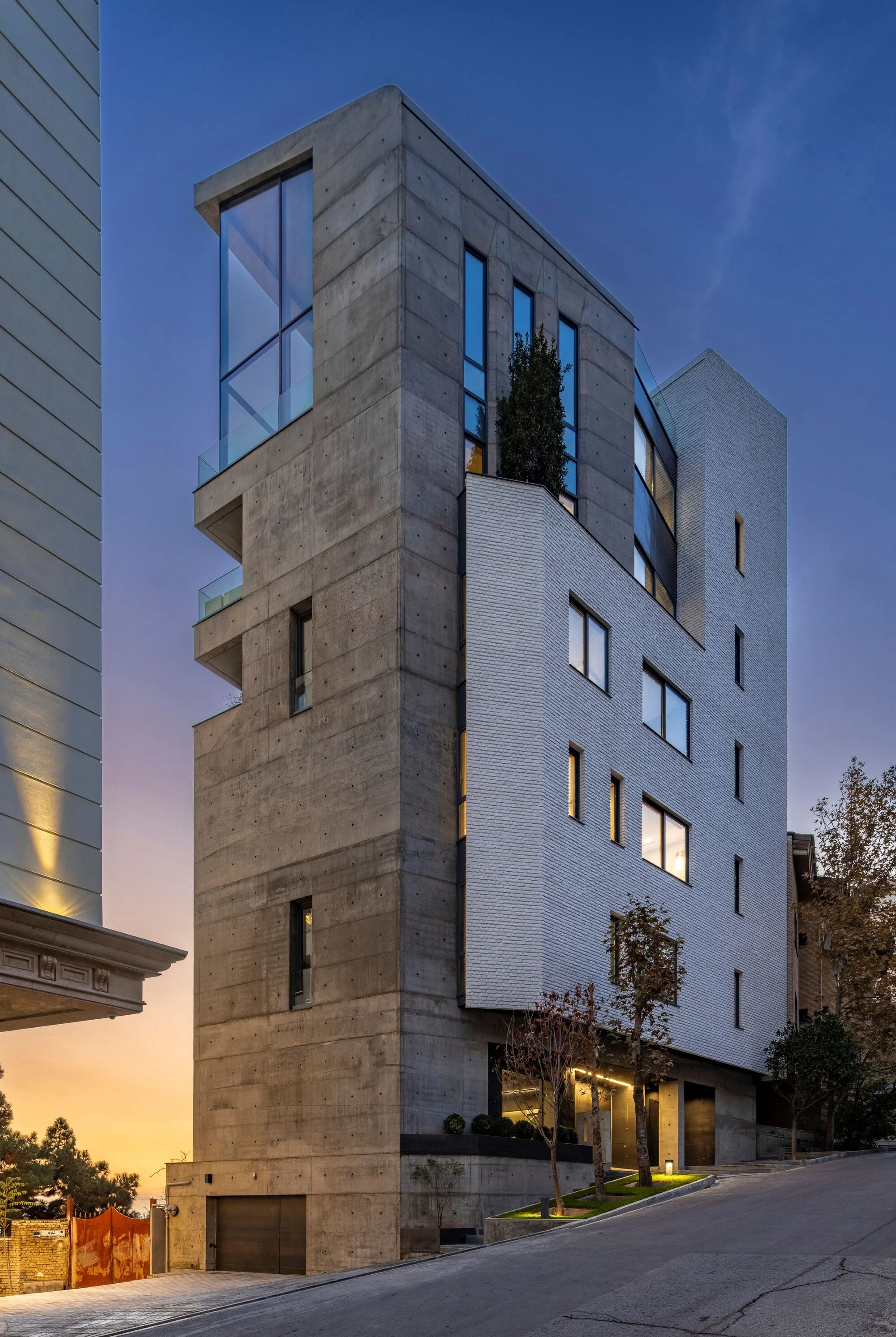 نمای خارجی پروژه شماره ۱۴ با طراحی علیرضا تقابنی