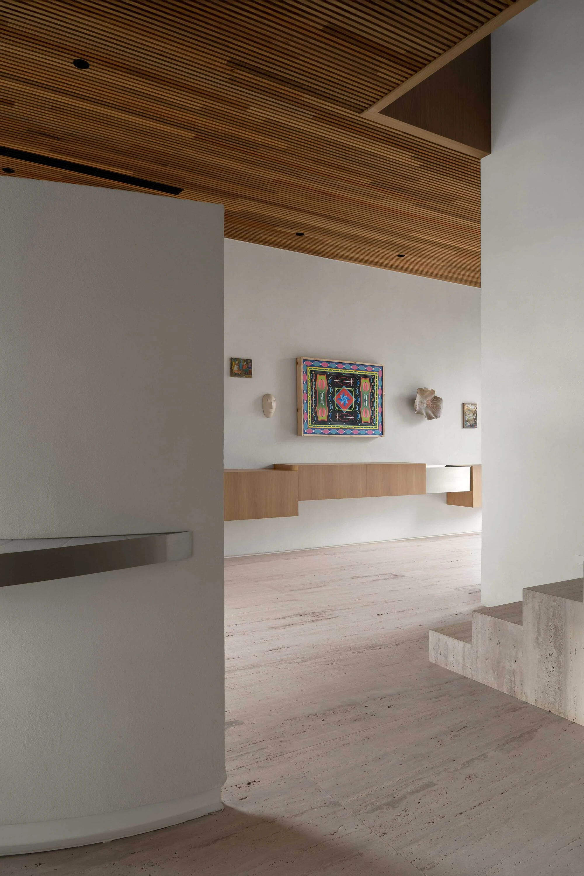 پلان معماری مدرن خانه بوینس آیرس با فضاهای کاربردی