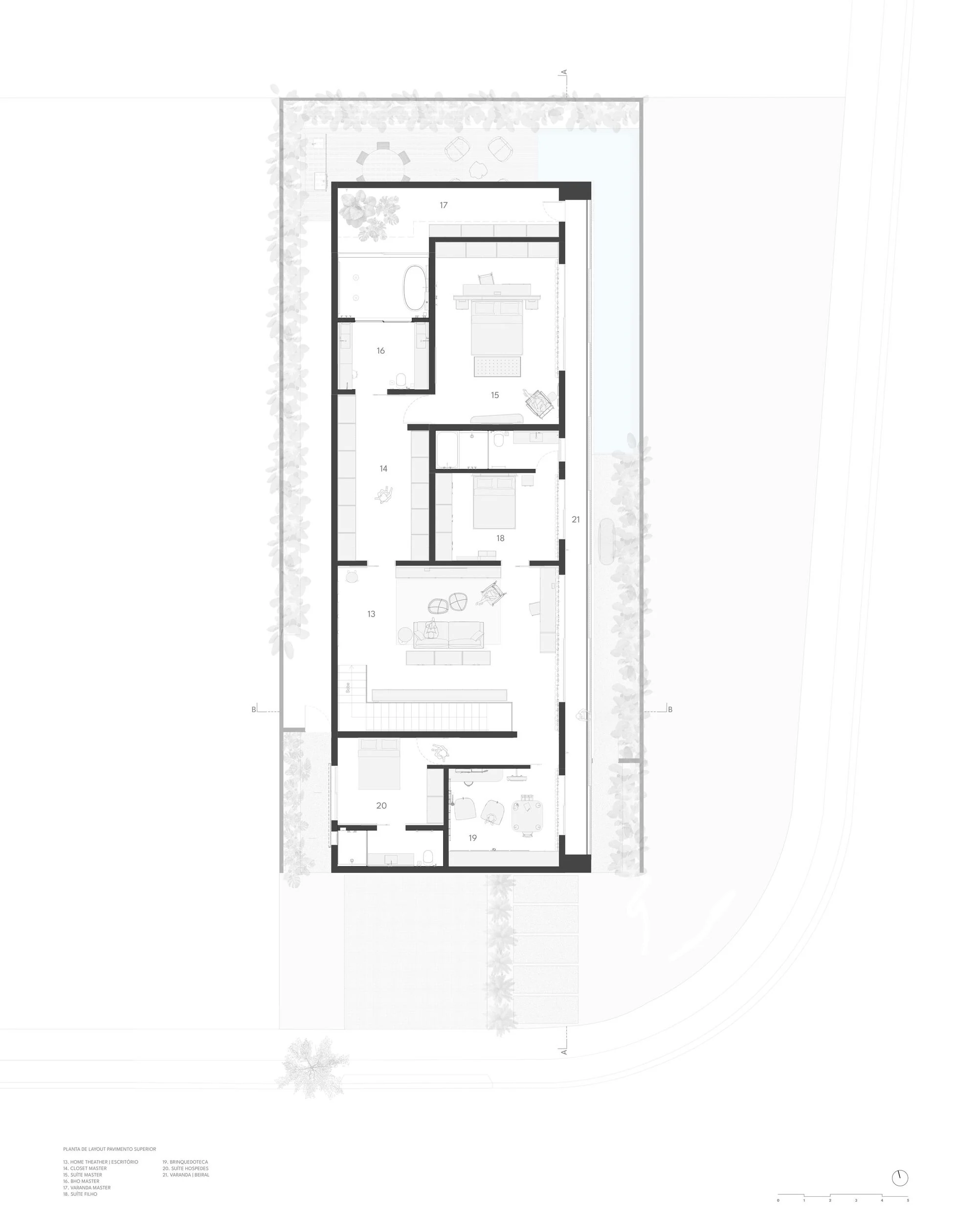 نمای داخلی خانه بوینس آیرس با متریال چوب و طراحی پایدار
