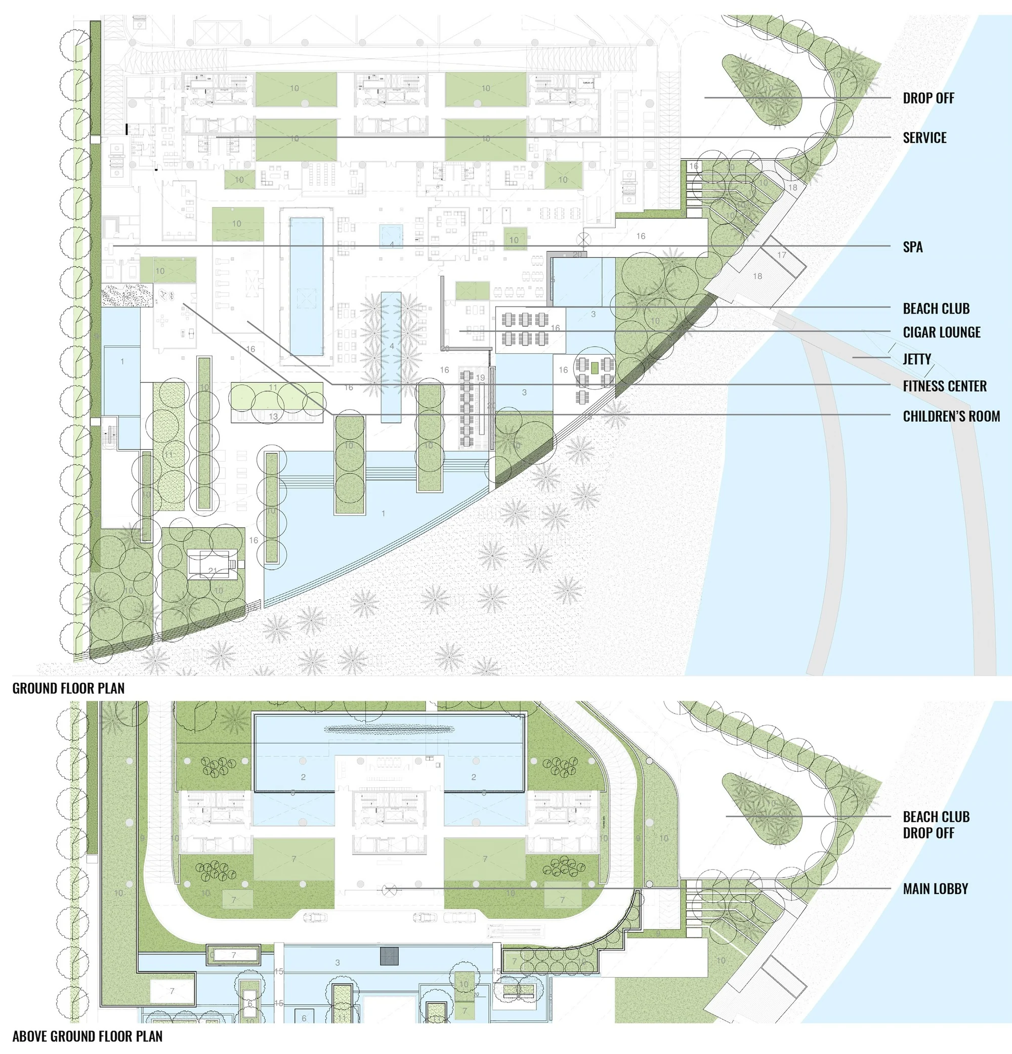 طراحی پایدار ون ات پالم با واحدهای 270 تا 2000 مترمربعی