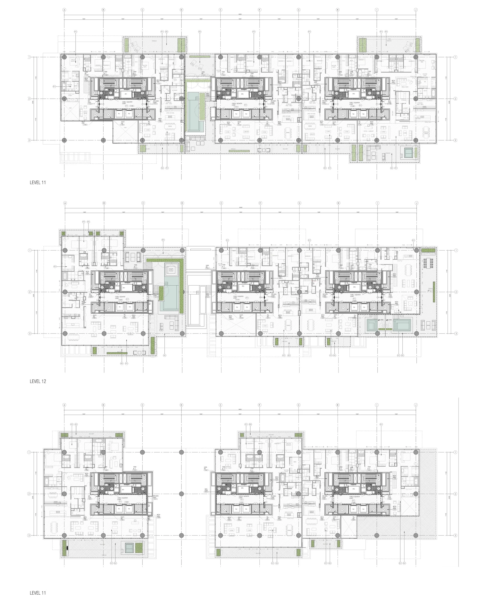 پلان معماری ون ات پالم در ورودی جزیره پالم جمیرا