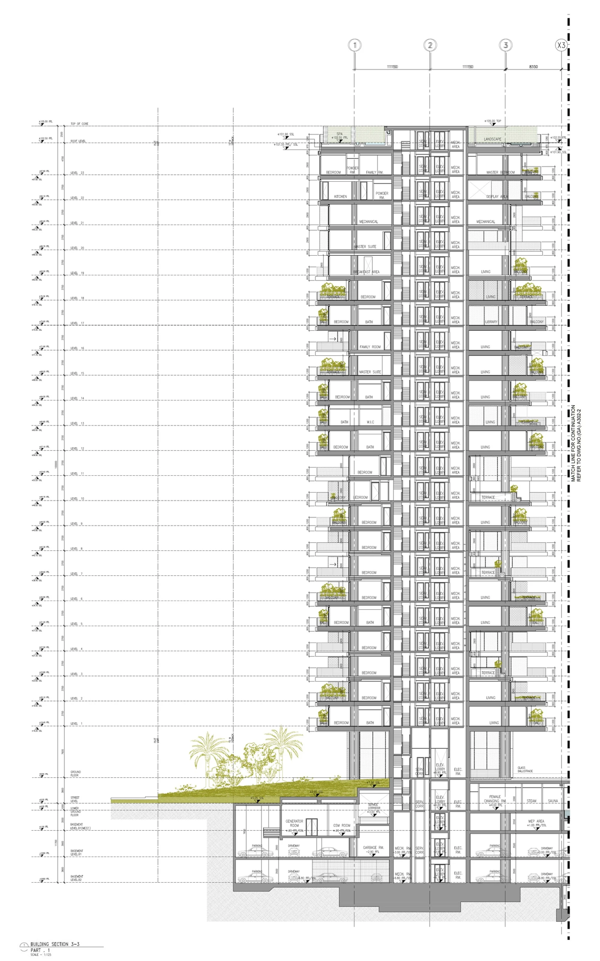 نمای خارجی ون ات پالم با طراحی SOMA در دبی