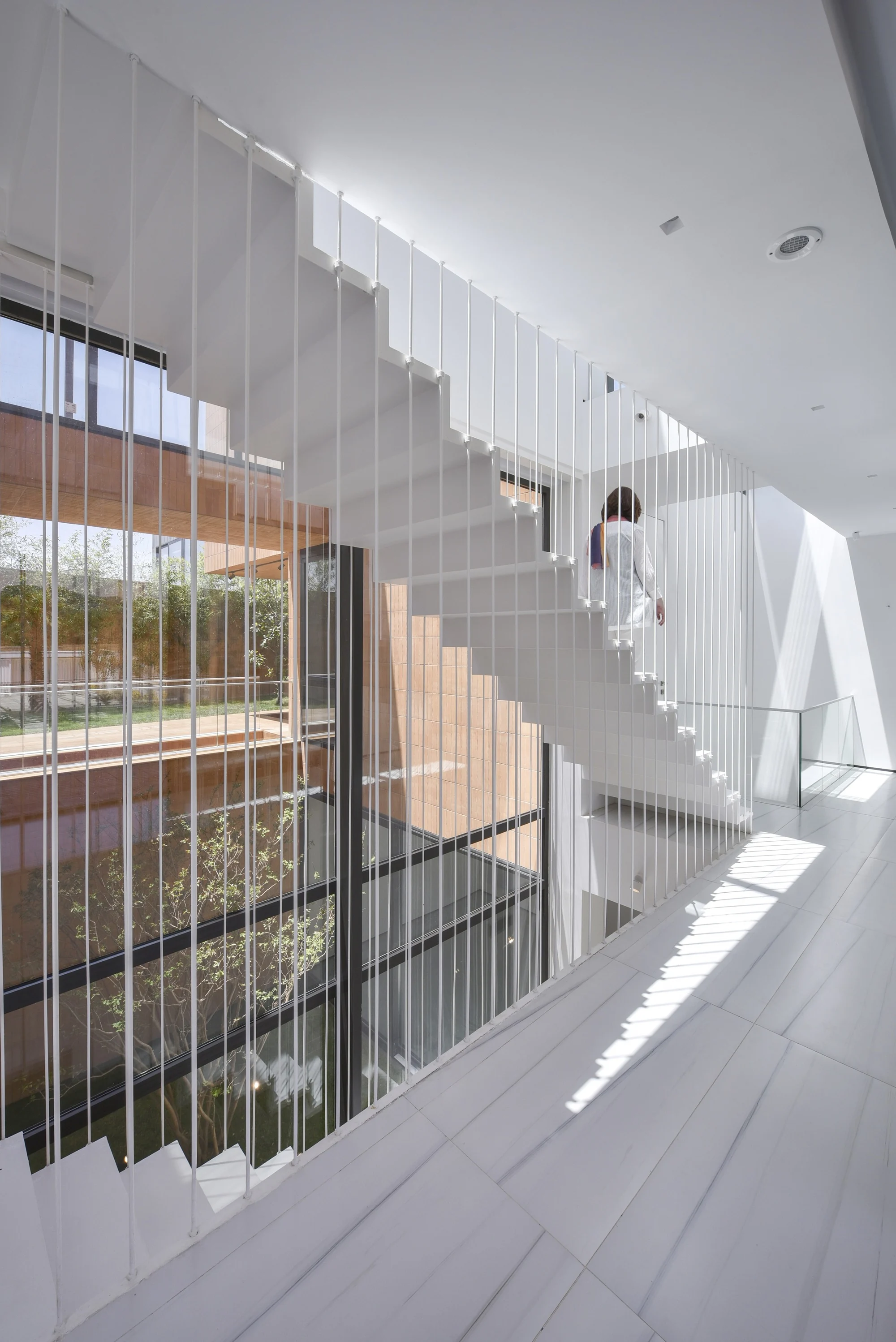 پلان معماری ویلا خلأها در کوهسار ایران