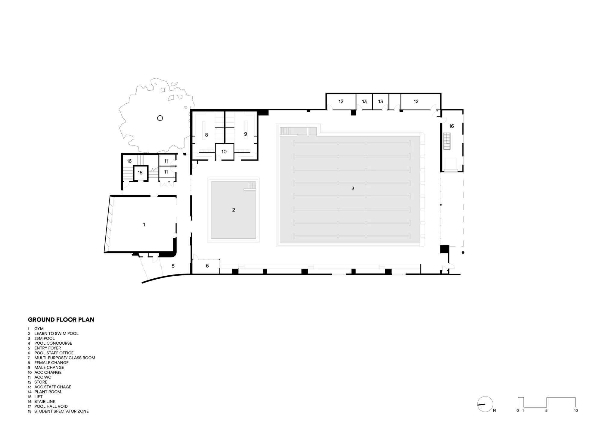 طراحی معماری مرکز آبی ایوانهو گرامر با تمرکز بر wellness
