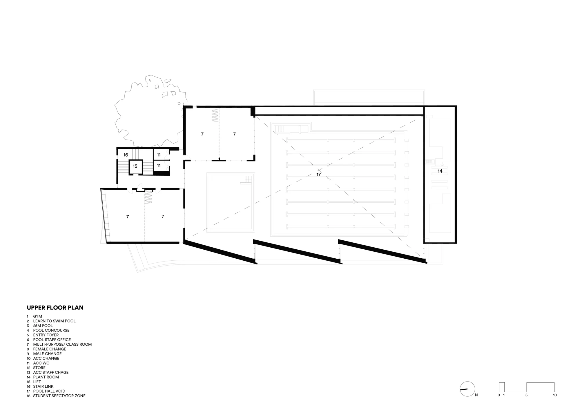 فضای فرهنگی مرکز آبی کوناوارا ویلام با نورپردازی
