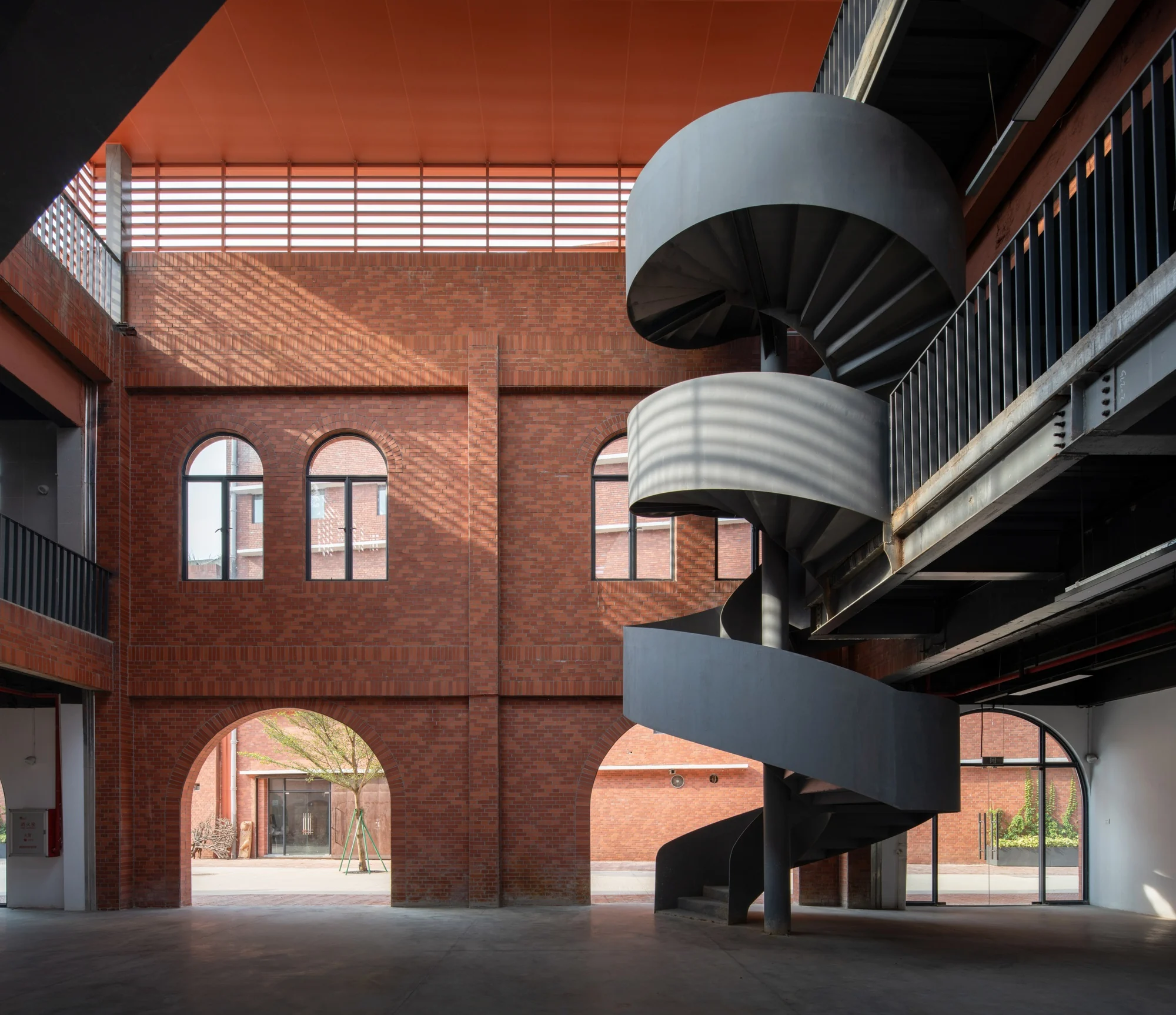 پلان معماری پایگاه شماره ۷ در فوشان چین