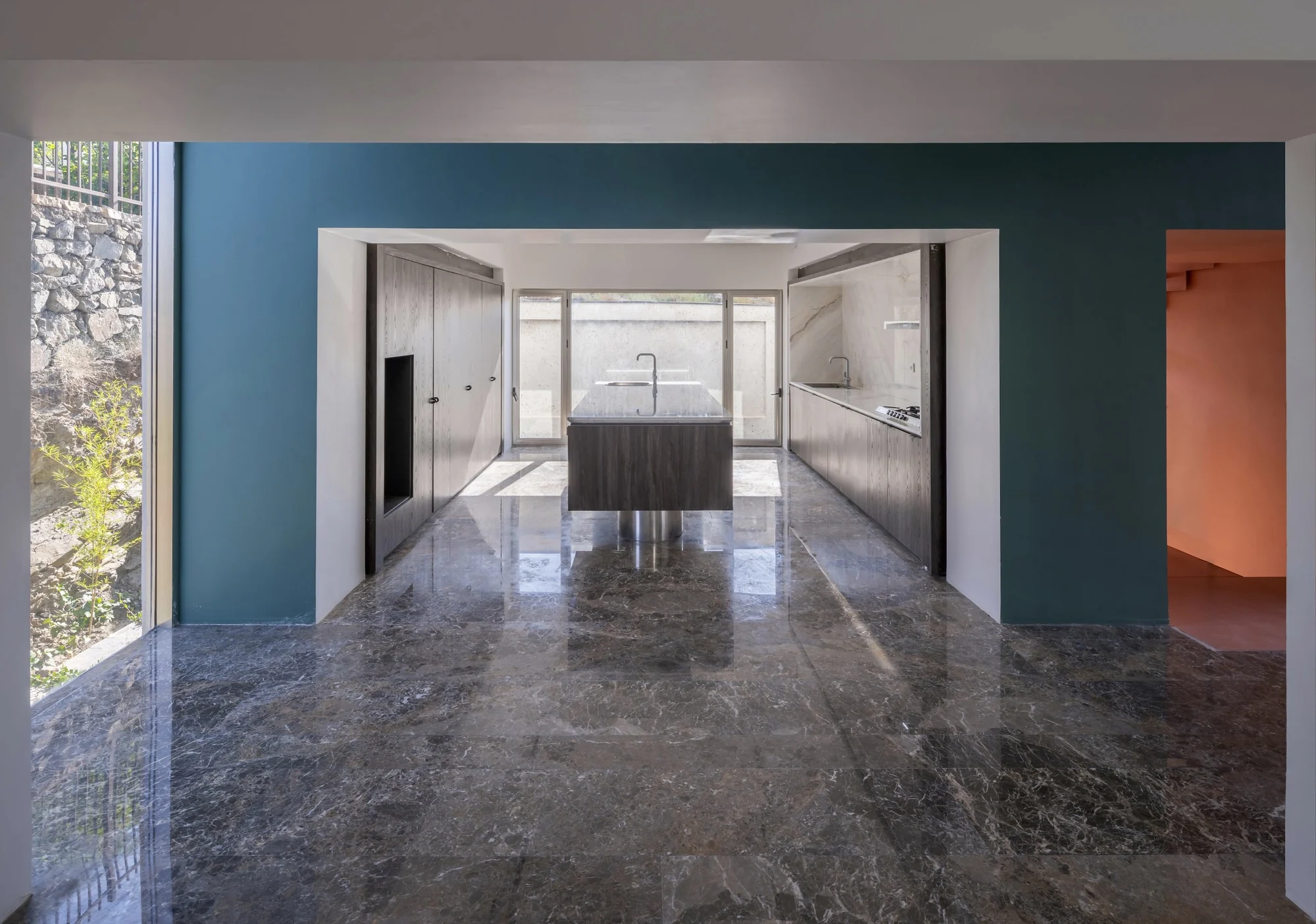 پلان معماری ویلا و نیم در طرقبه ایران