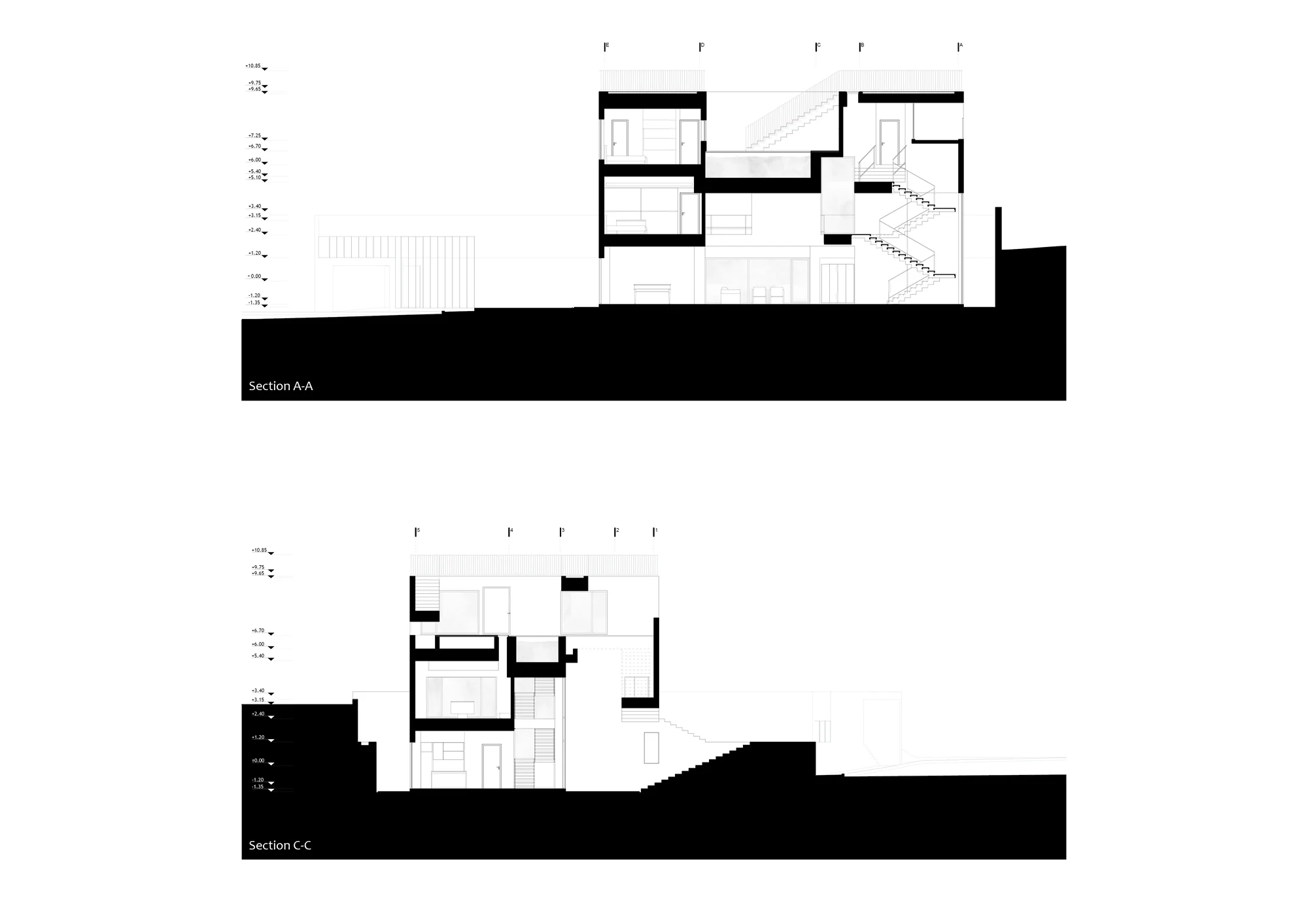 فضای داخلی ویلا و نیم با طراحی خلاقانه و پلان باز