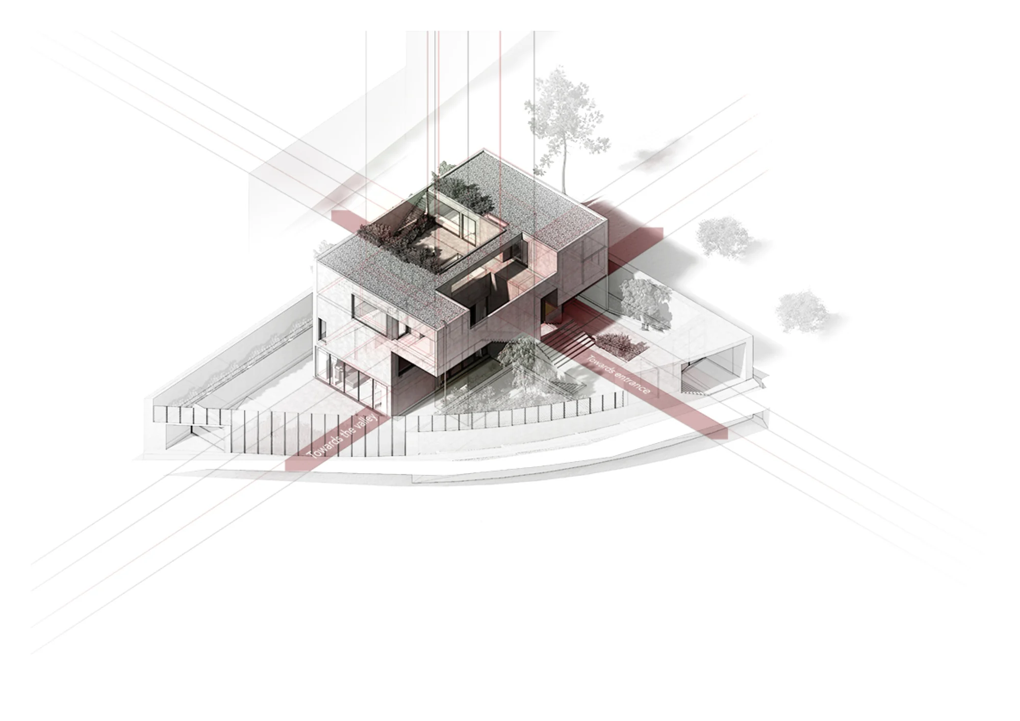 فضای داخلی ویلا و نیم با طراحی مینیمال و نور طبیعی