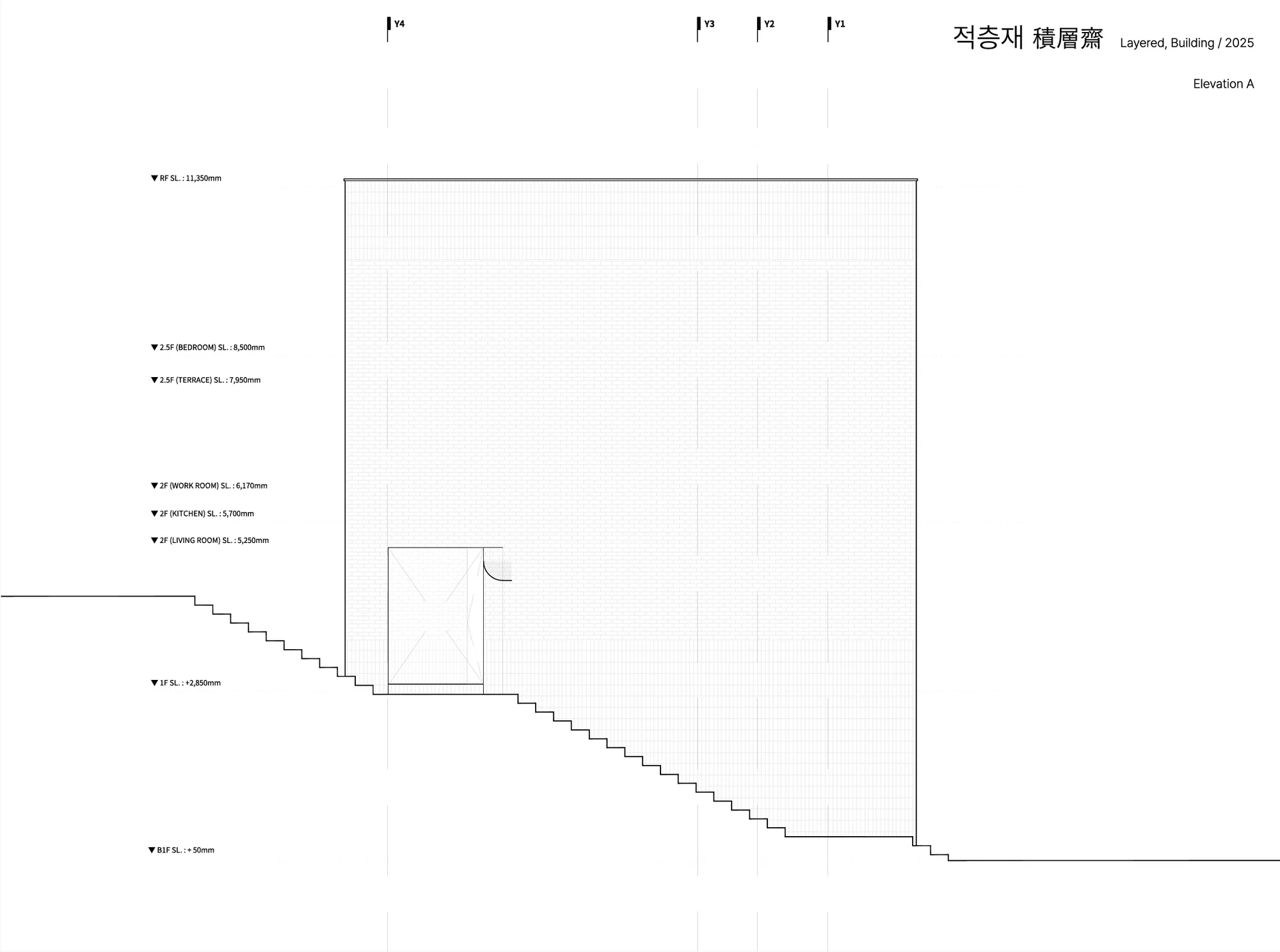 طراحی معماری ساختمان لایهای با داستان محدودیت