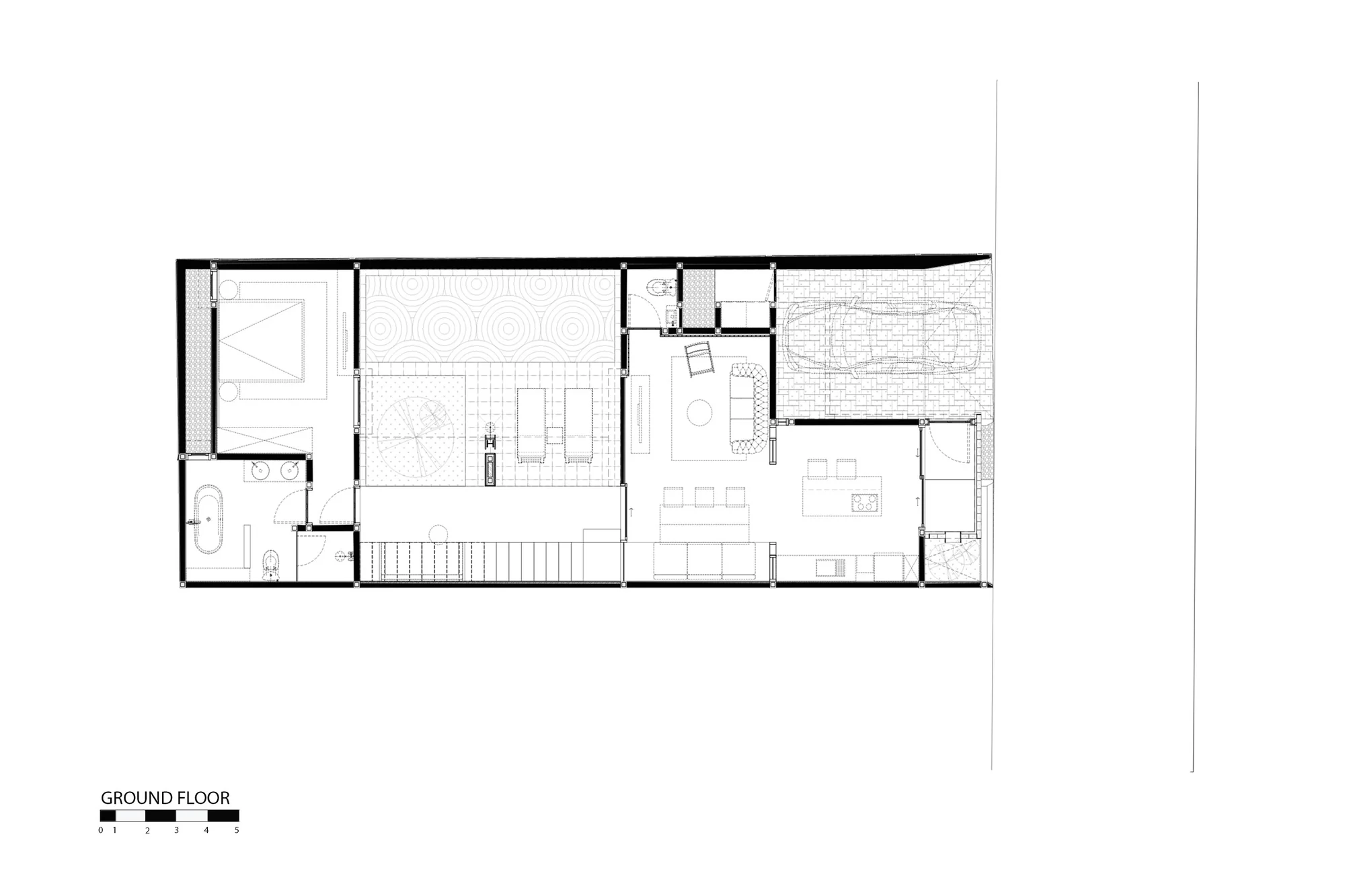 فضای داخلی ویلا سیپات و ساو با طراحی خلاقانه