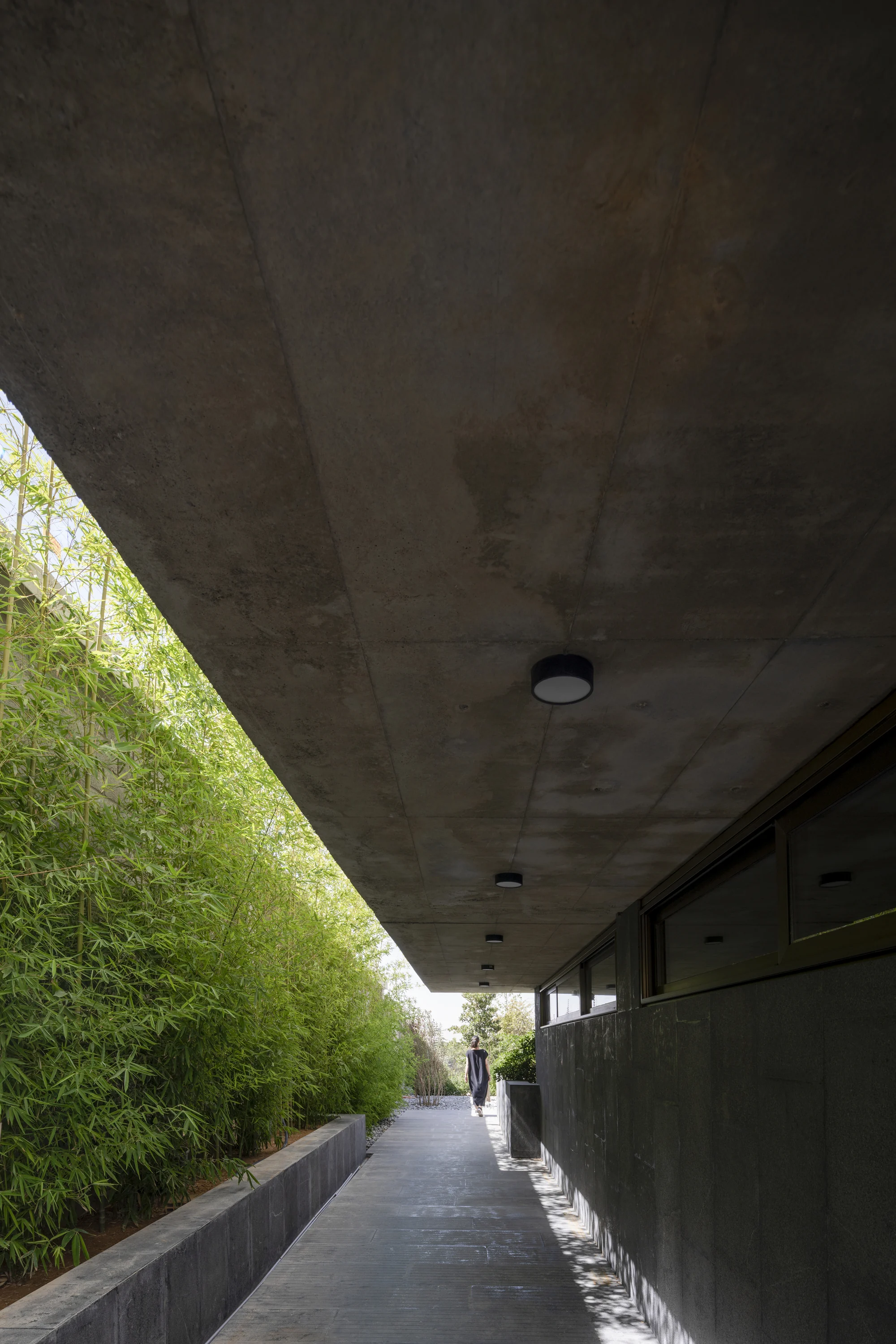 فضای داخلی ویلا باغ شهر با نور طبیعی و دکور