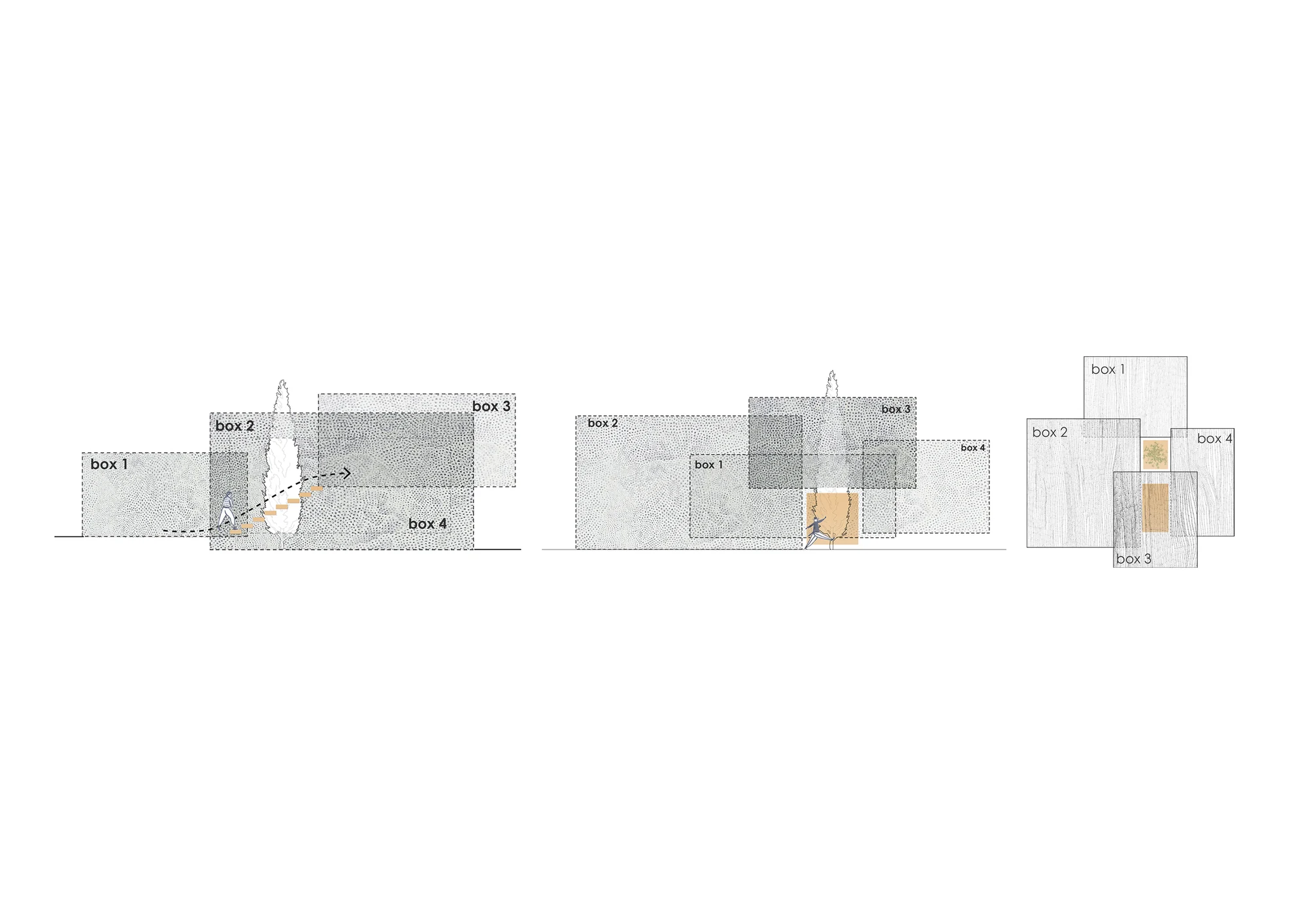 فضای نشیمن ویلا باغ شهر با منظر کوه